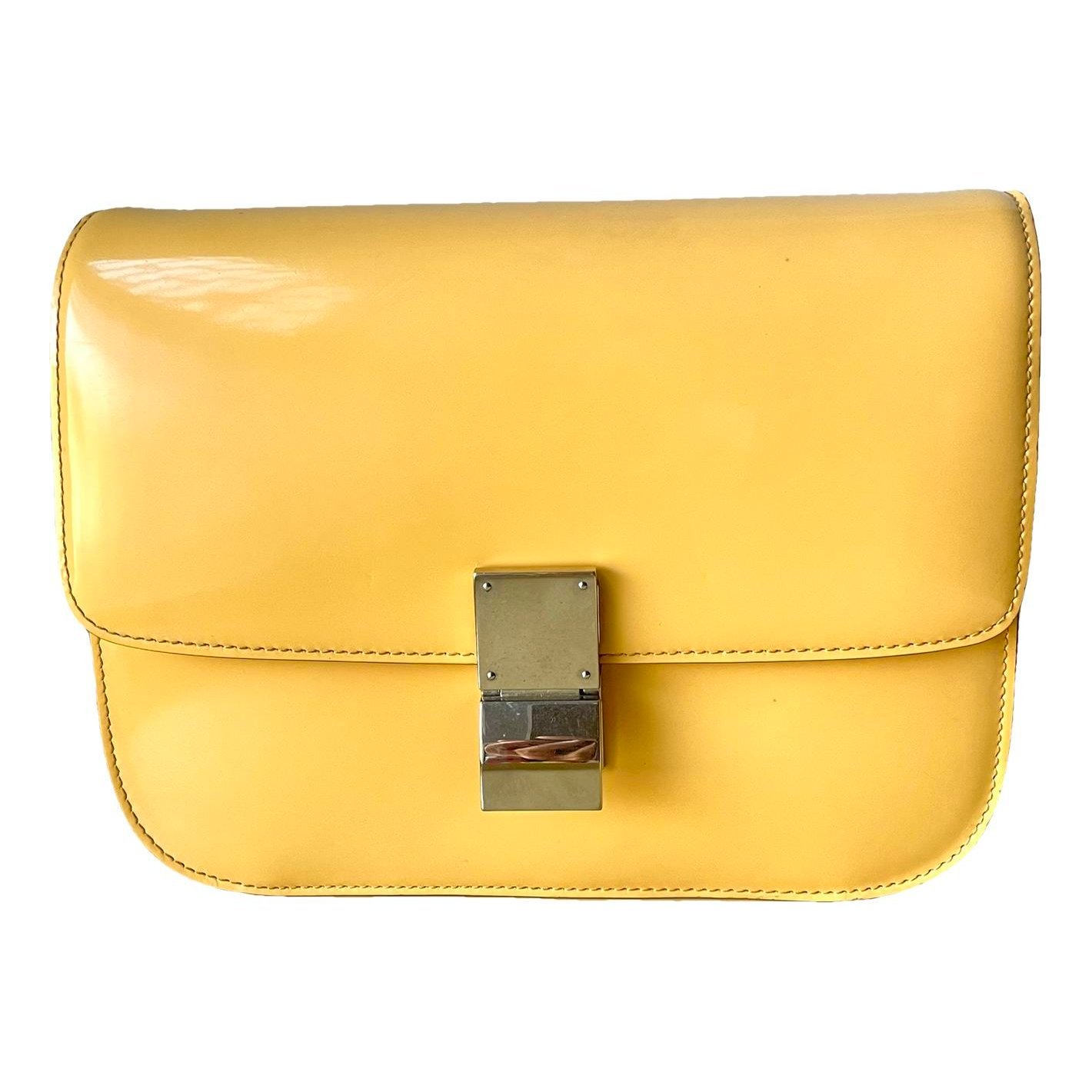 Classic leather crossbody bag