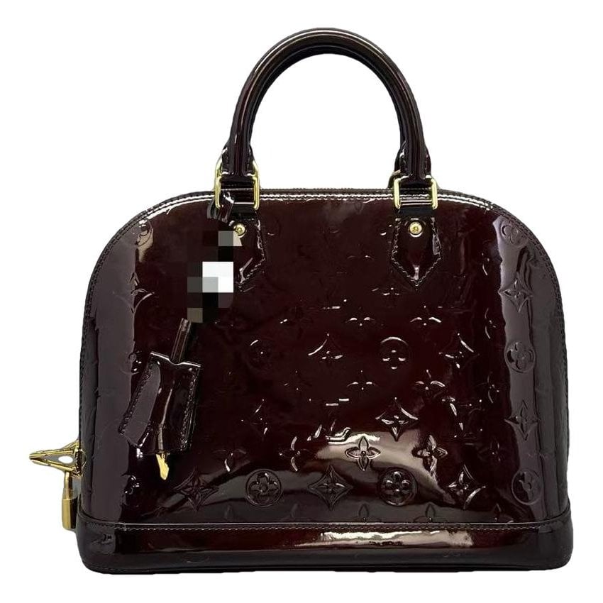 Alma patent leather handbag