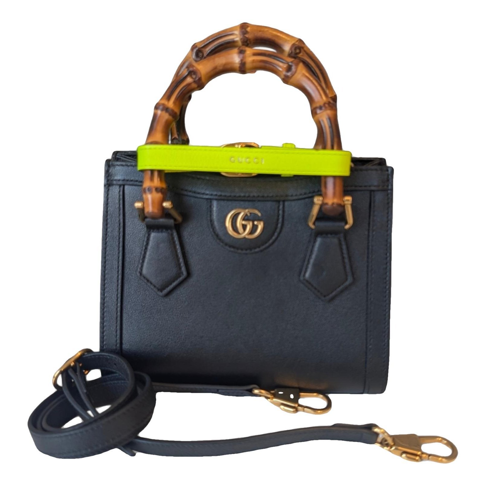 Diana Bamboo leather tote