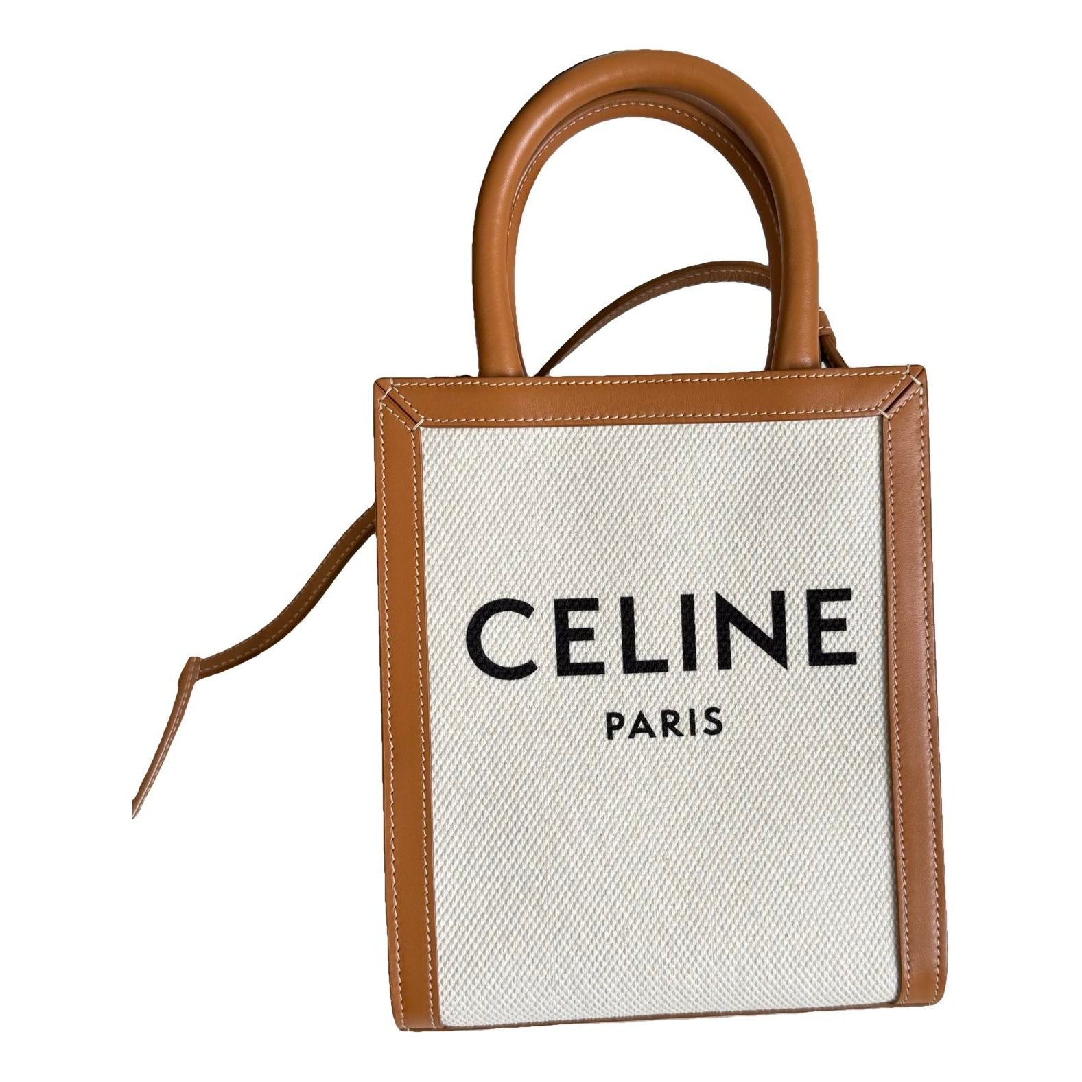 Cabas Vertical tweed handbag