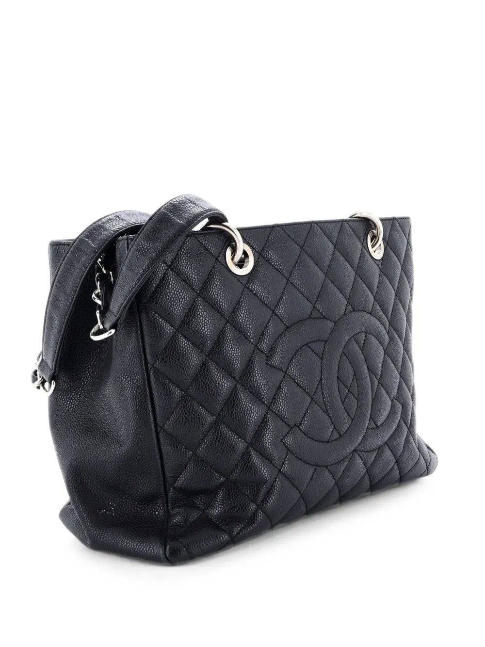 Grand Shopping Quilted Caviar tote bag