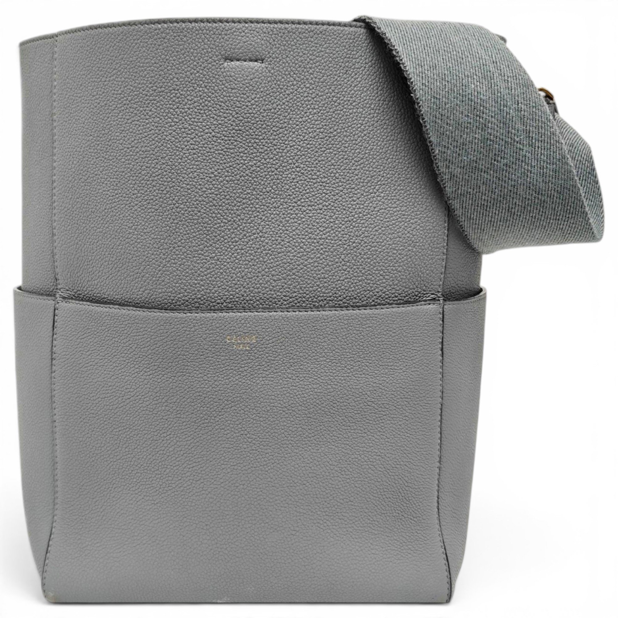 Seau Sangle leather handbag