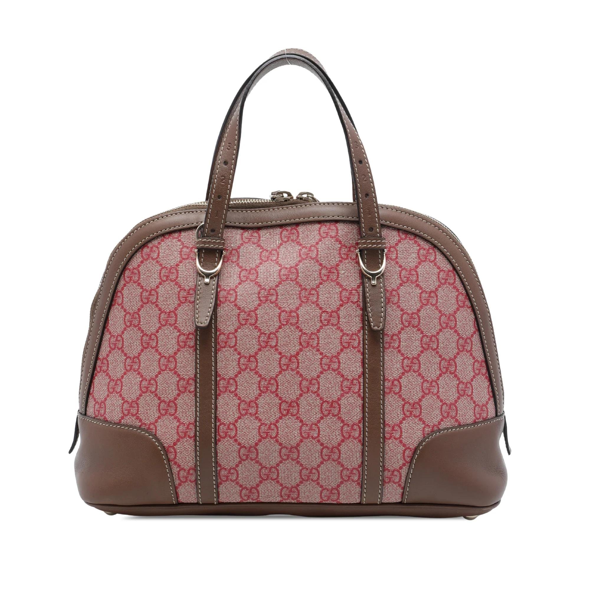 Dôme leather satchel