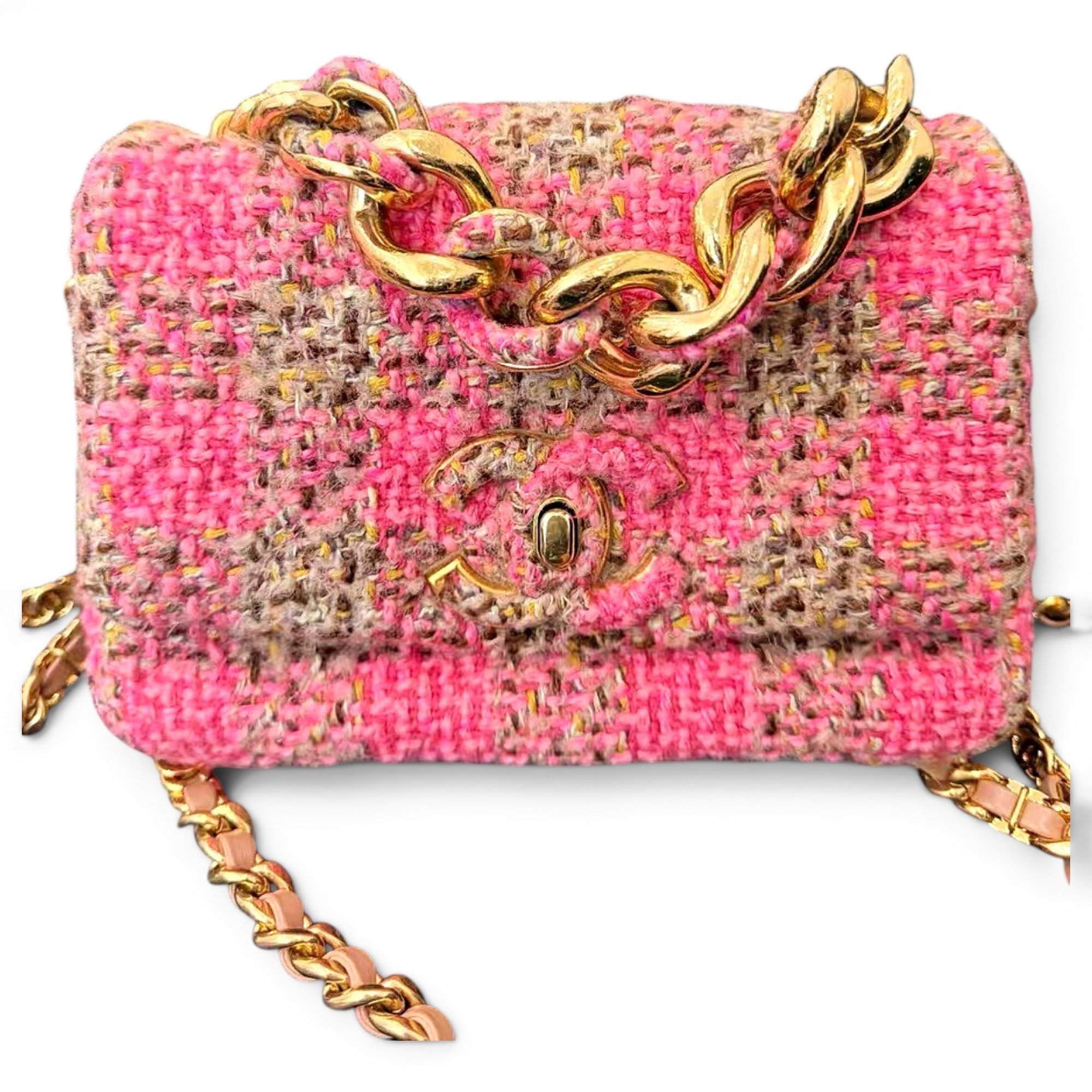 Chanel 19 cloth handbag