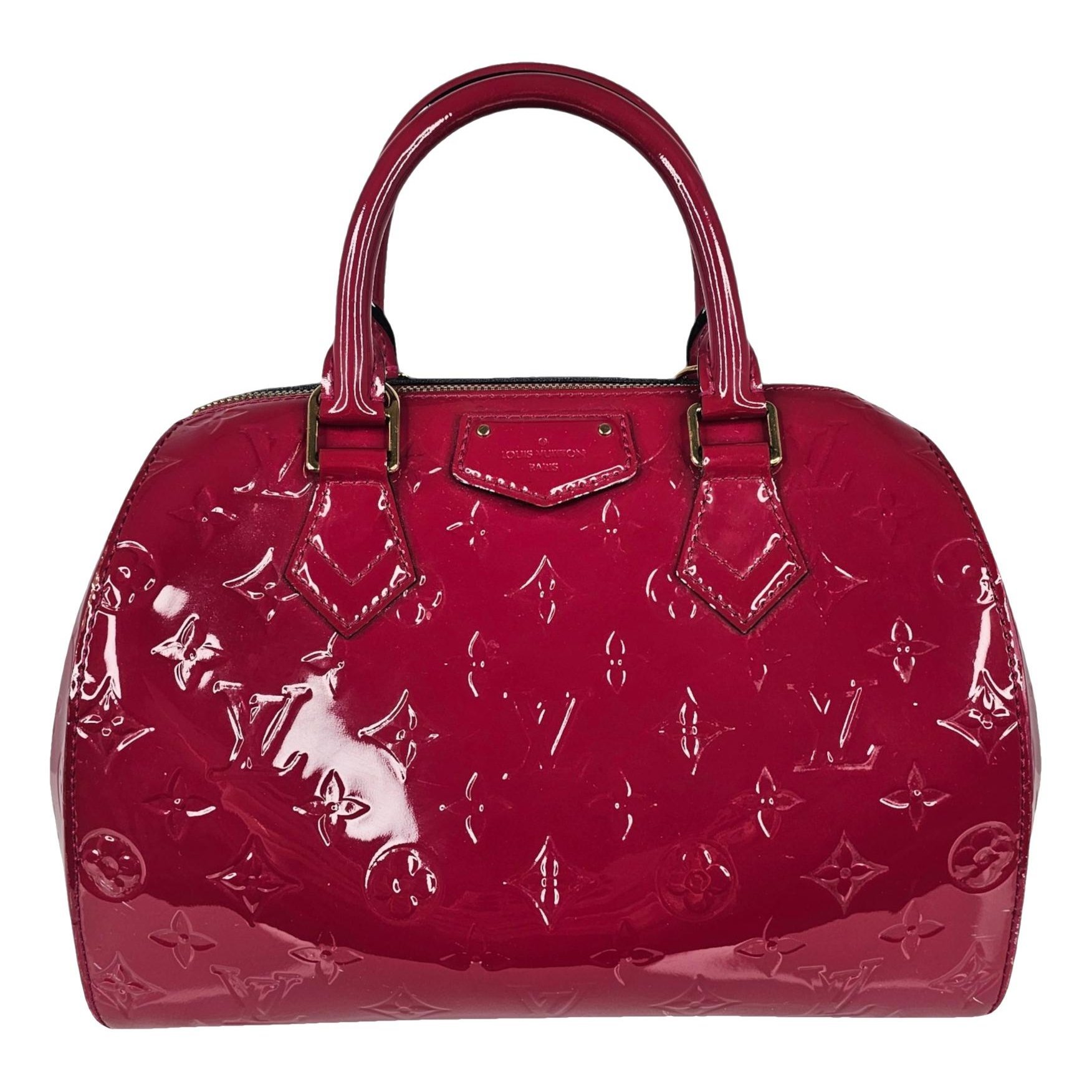 Patent leather bowling bag