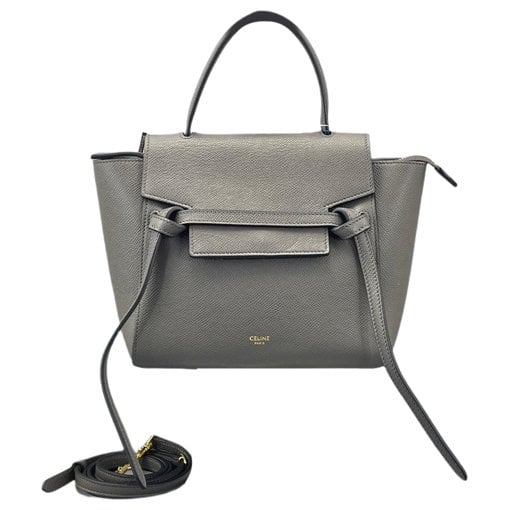 Belt leather handbag