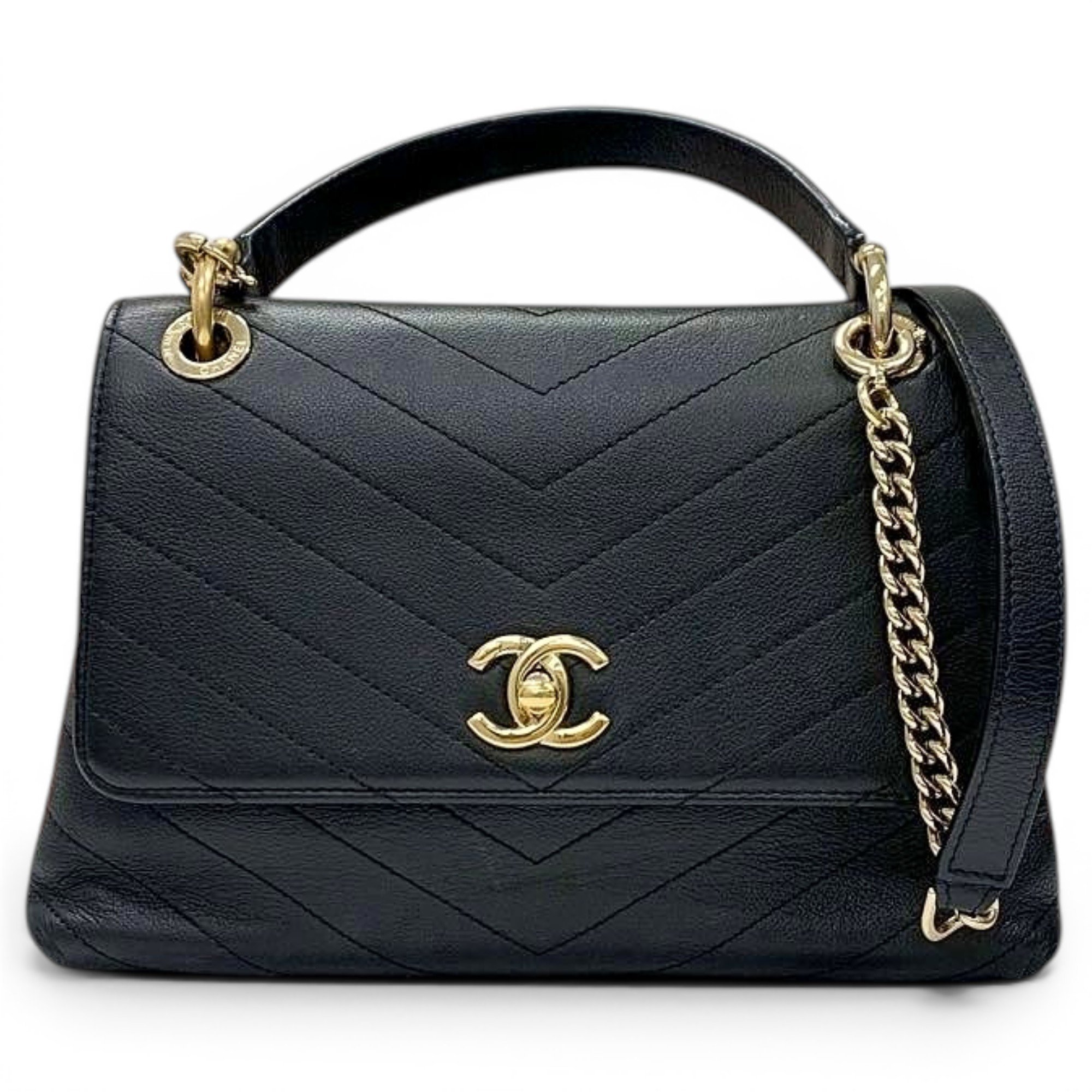 Leather handbag