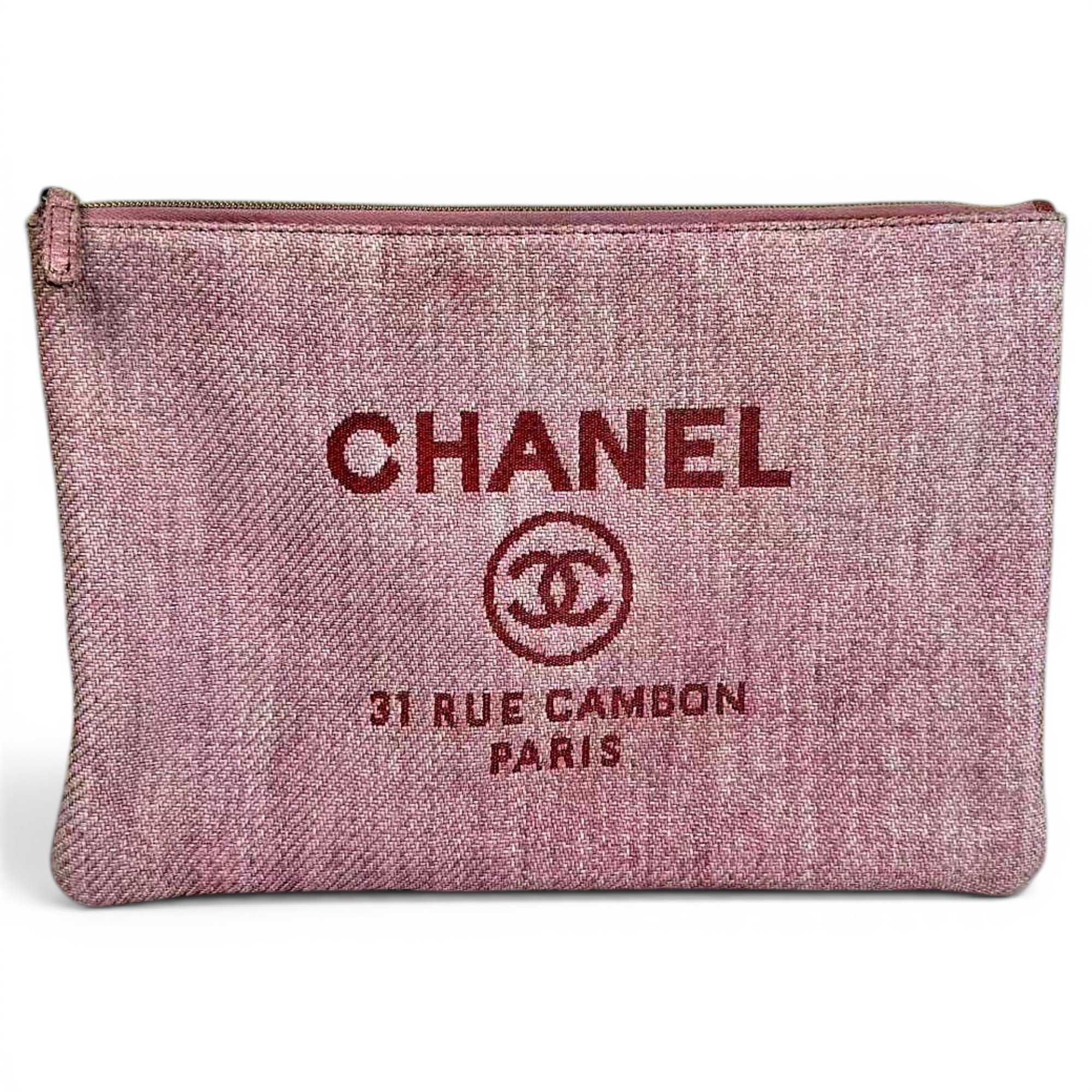 Deauville cloth clutch bag