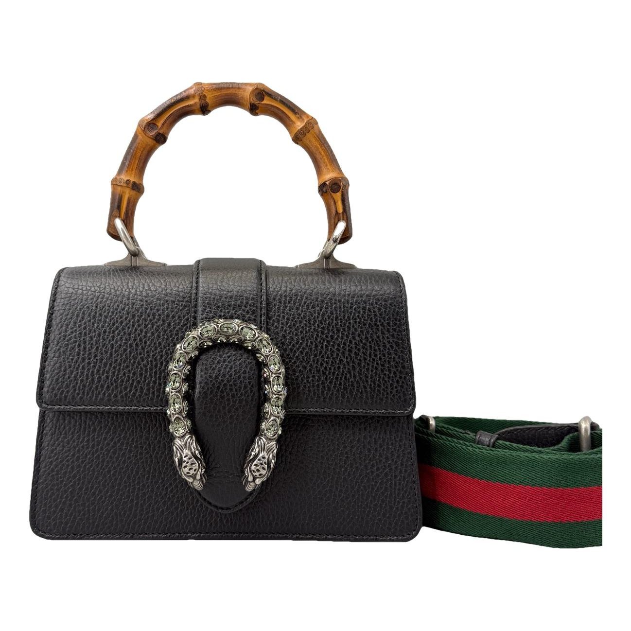 Dionysus Bamboo leather handbag