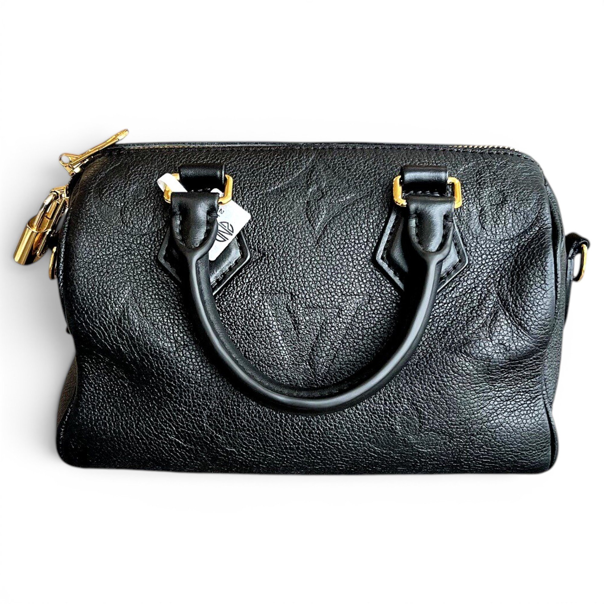 Speedy leather handbag