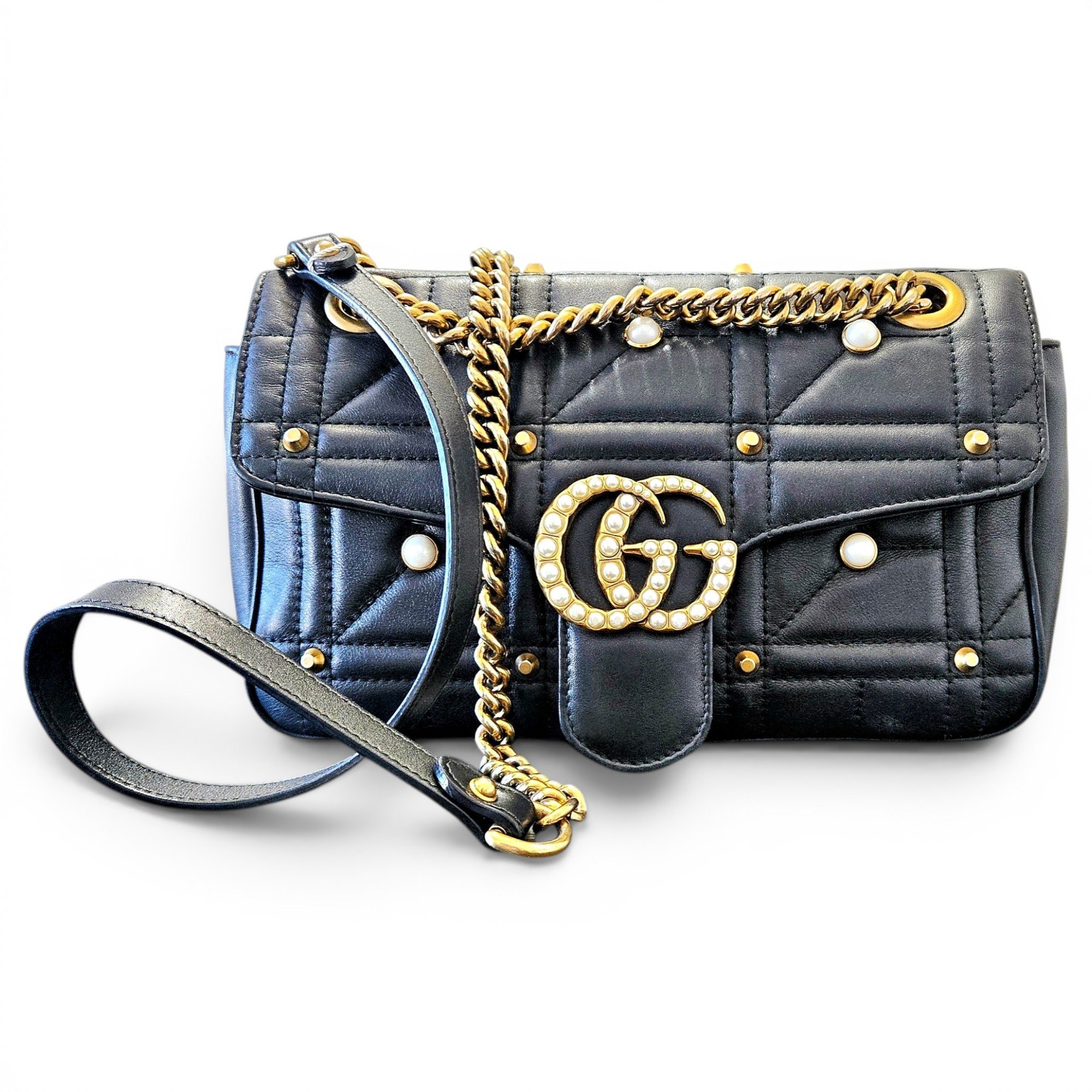 GG Marmont leather handbag