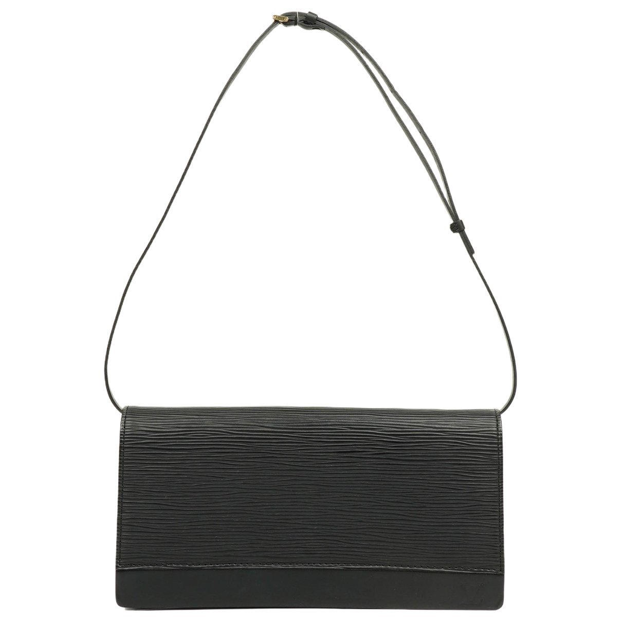 Honfleur leather clutch bag