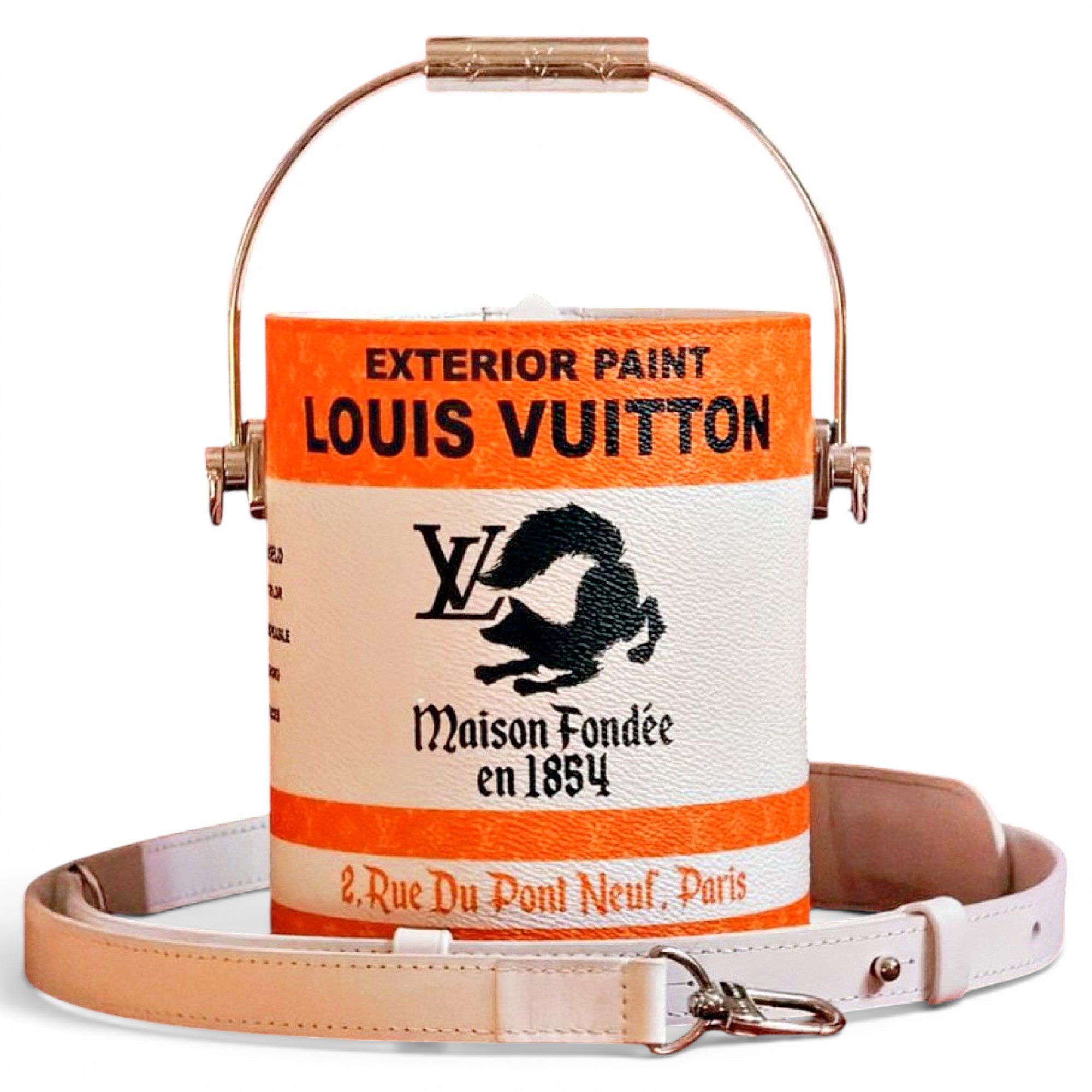 Leather handbag
