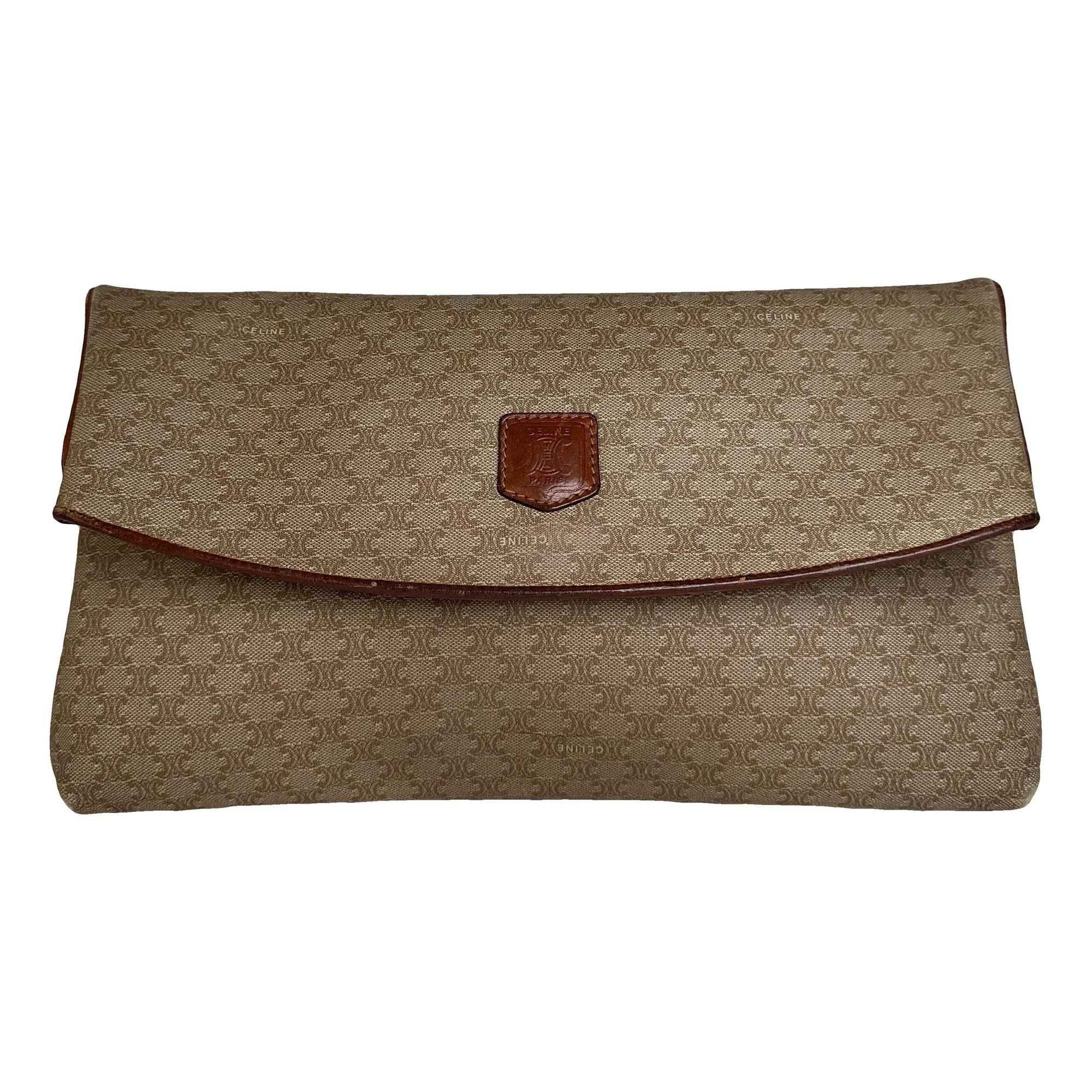 Triomphe leather handbag
