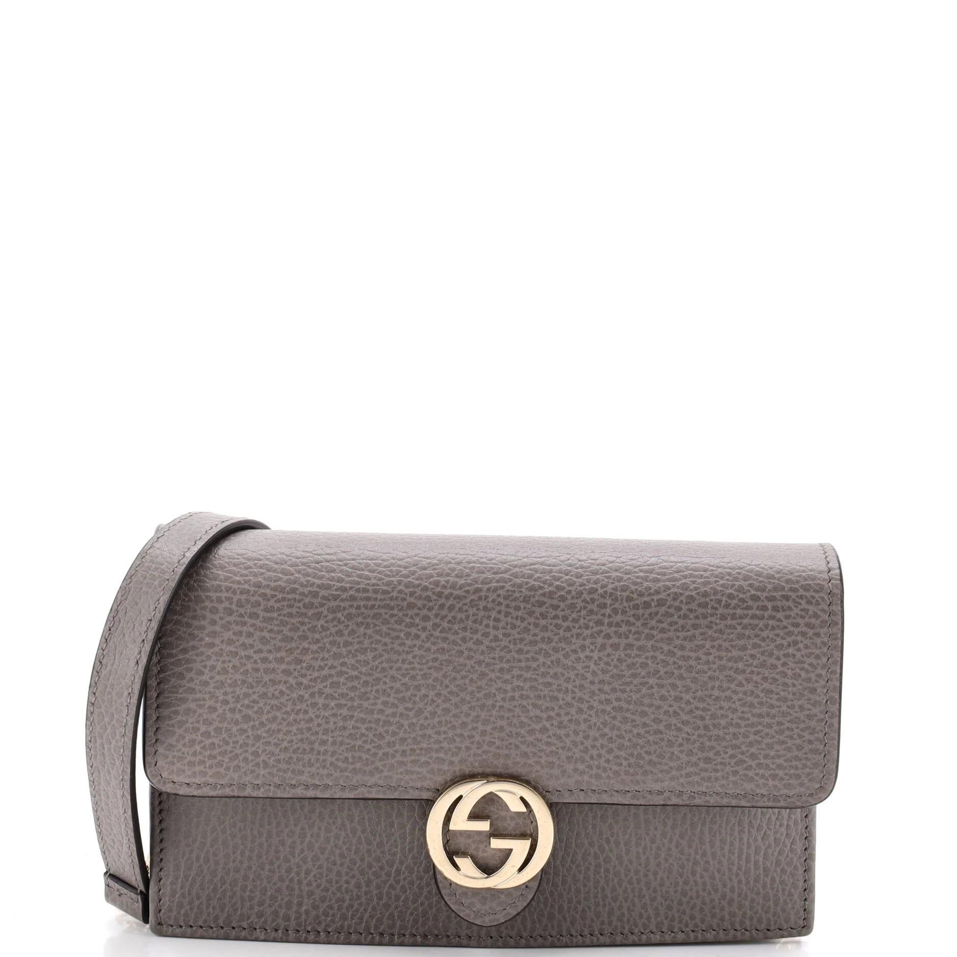 Leather crossbody bag
