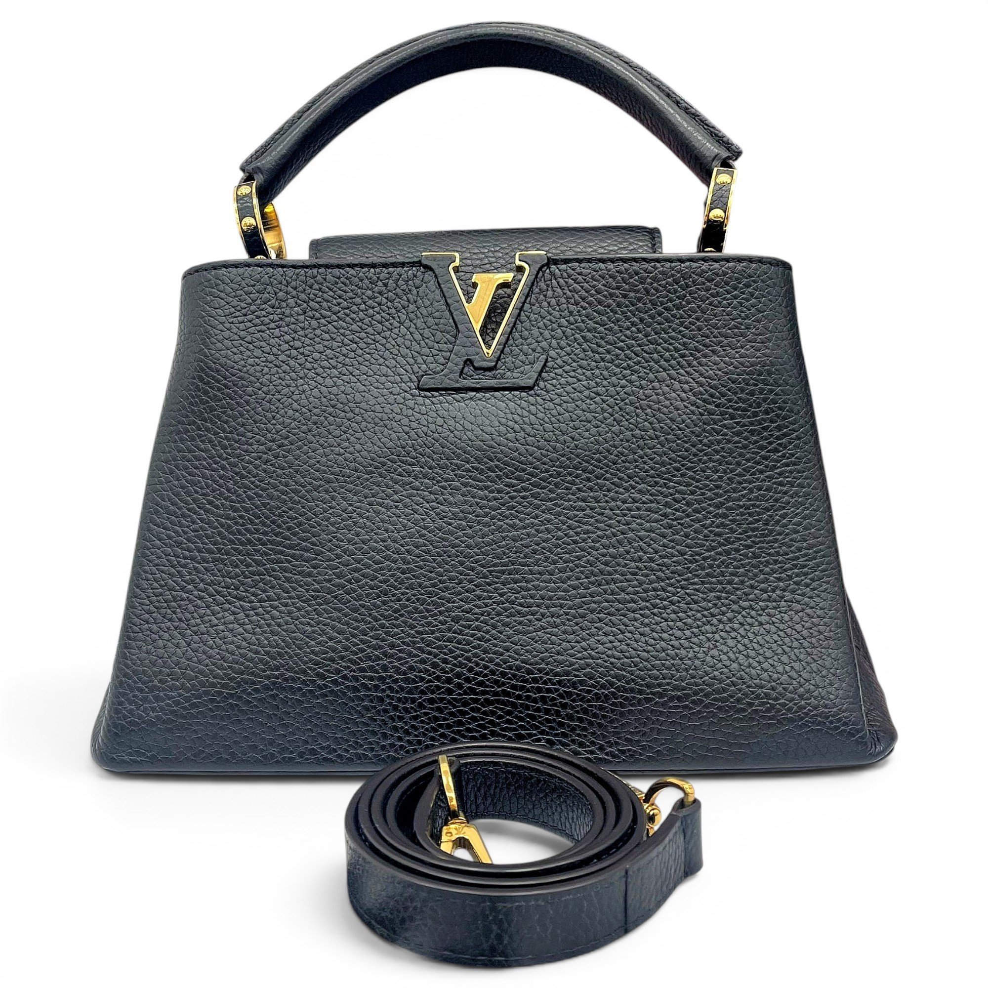 Capucines leather handbag