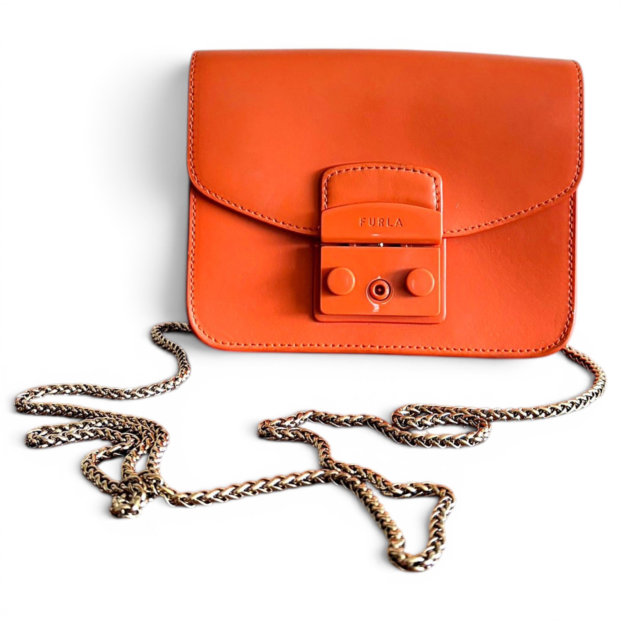 Metropolis leather crossbody bag