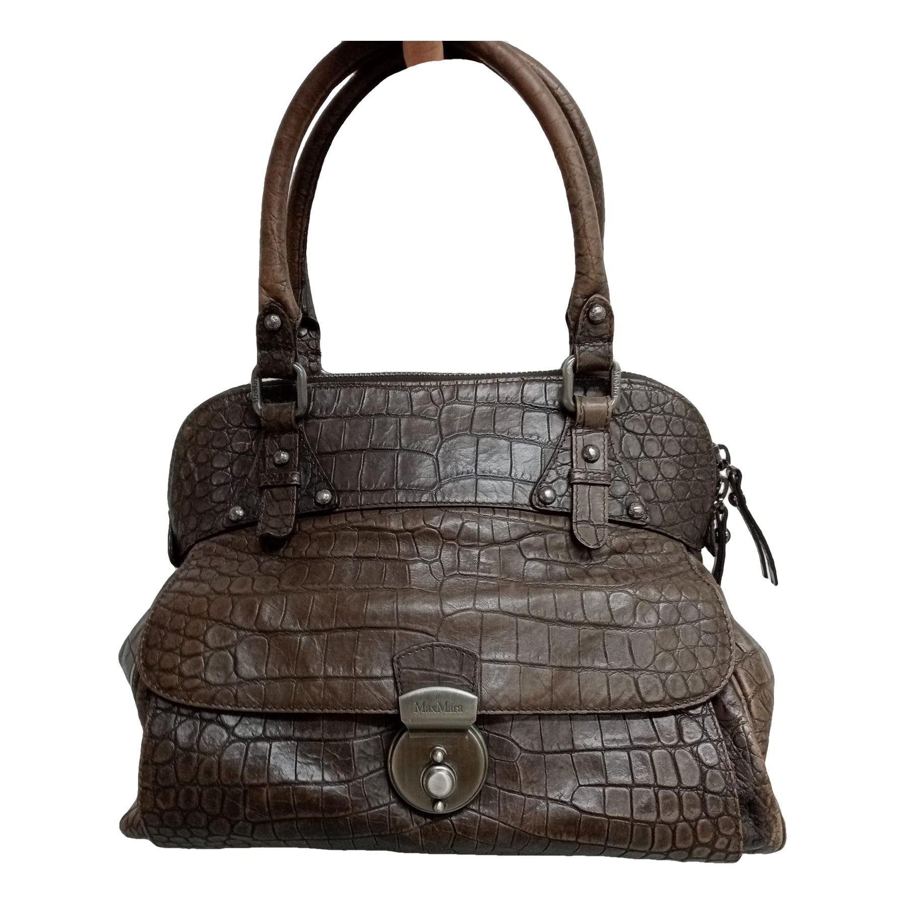 Leather tote