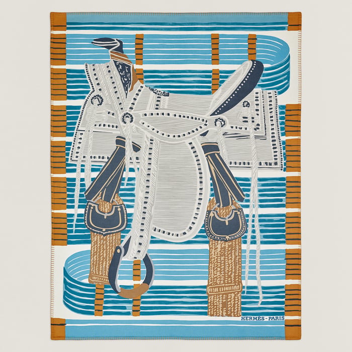 Indigo Selle Trophee Blanket