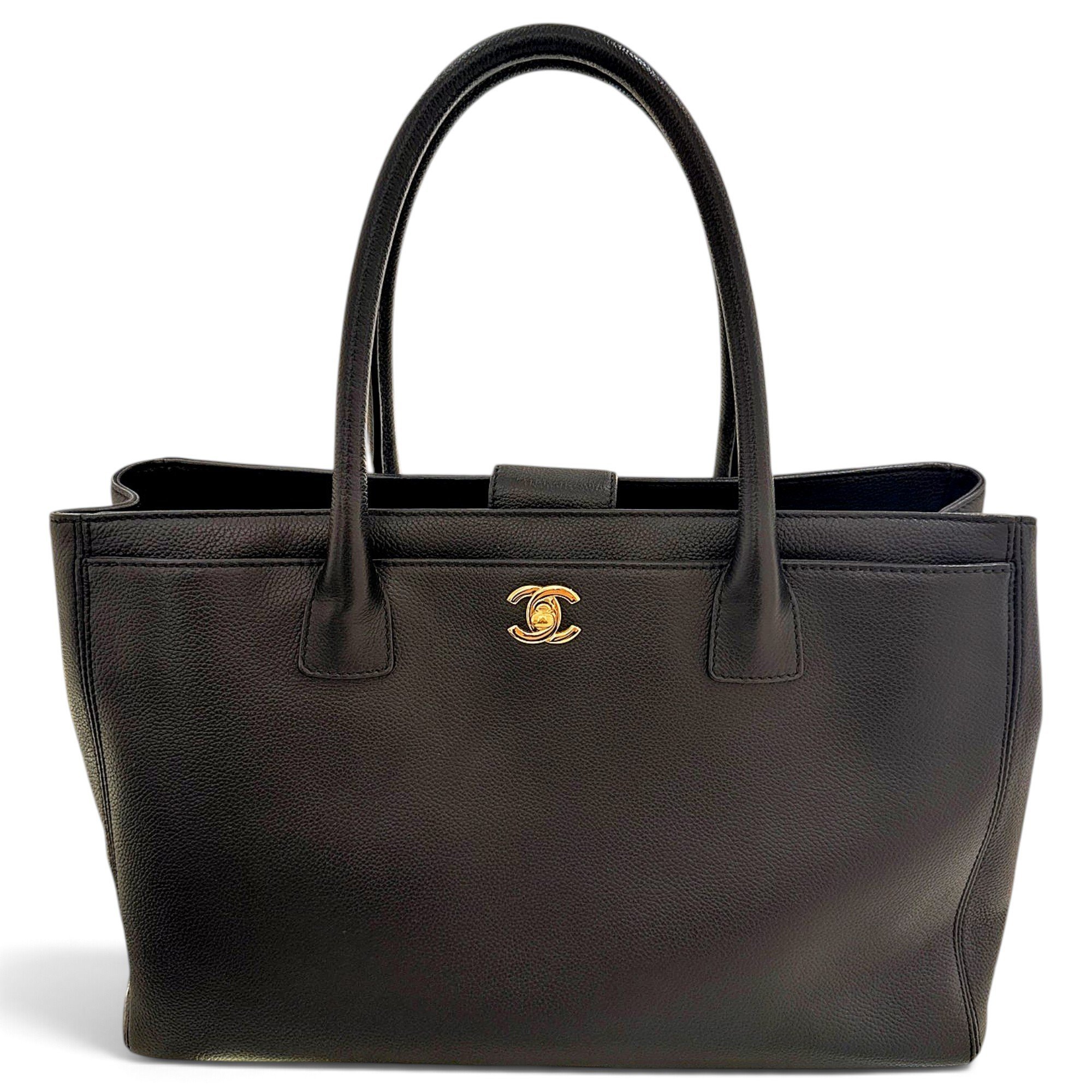 Executive leather tote