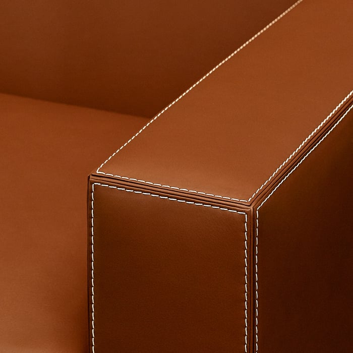 Fauve Reeditions J.-m. Frank Par Hermès Comfortable 2-seater Sofa