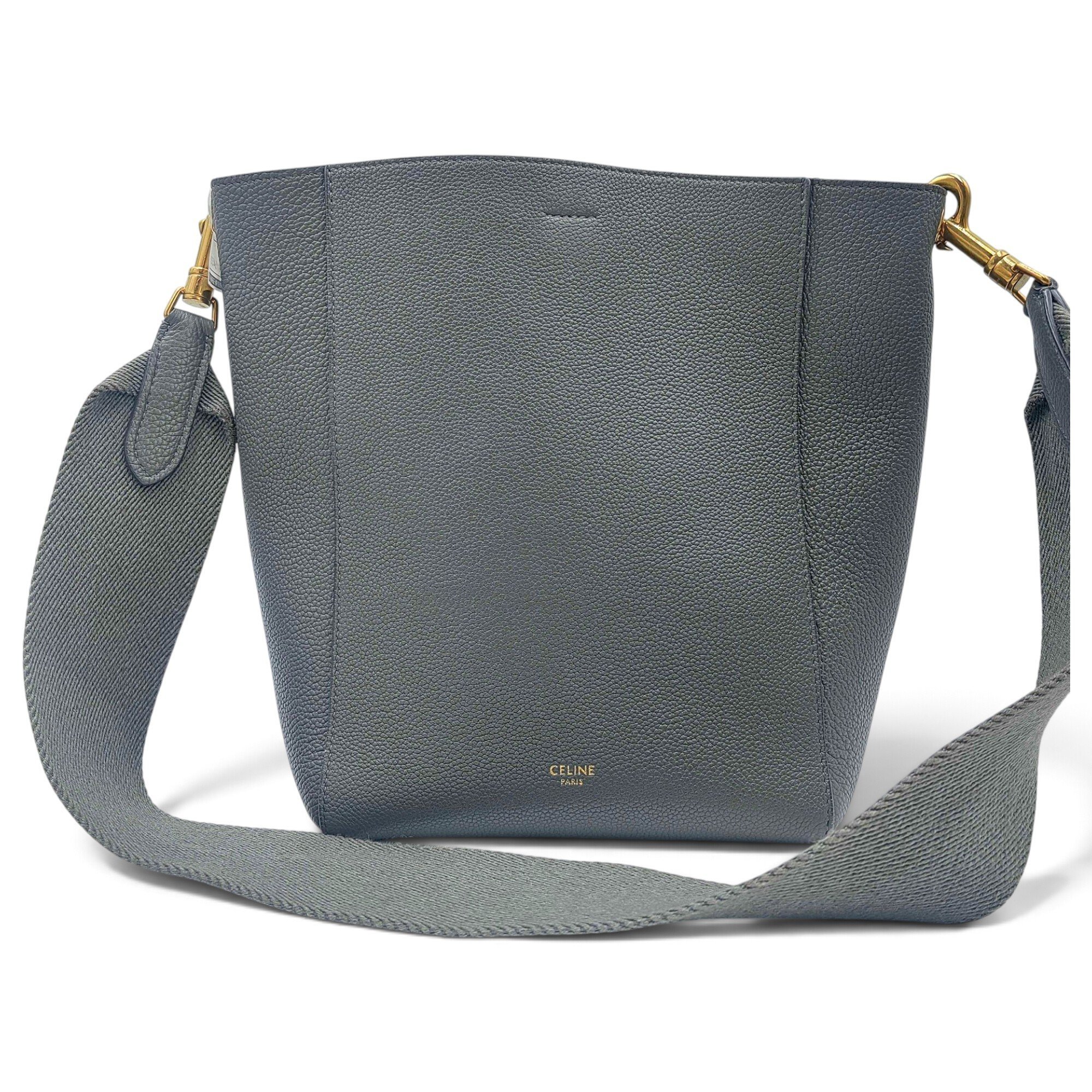 Seau Sangle leather handbag