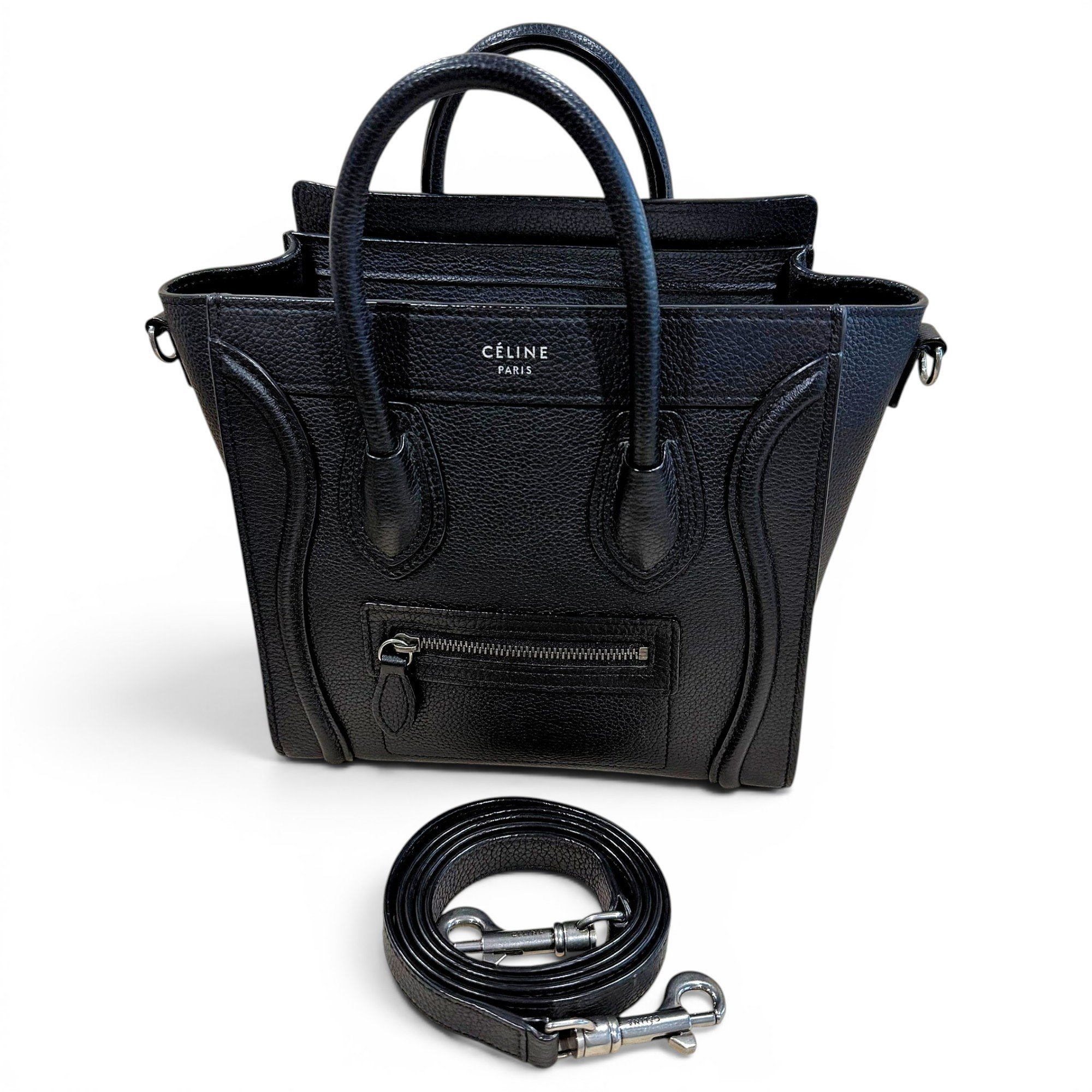 Nano Luggage leather handbag