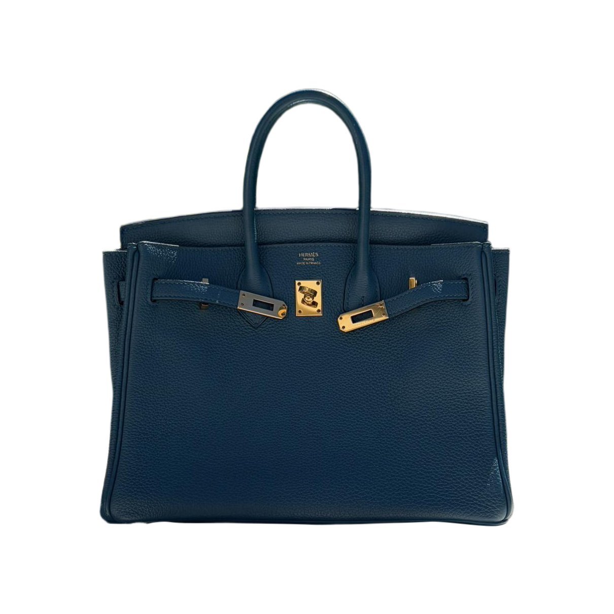 Birkin 25 leather handbag