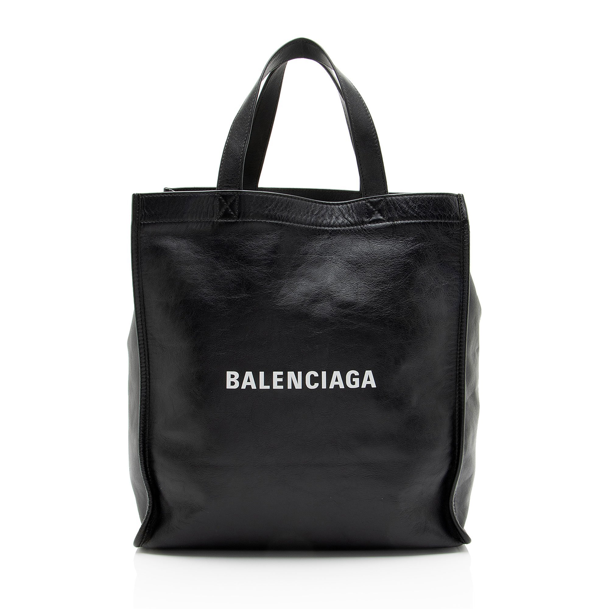 Leather tote