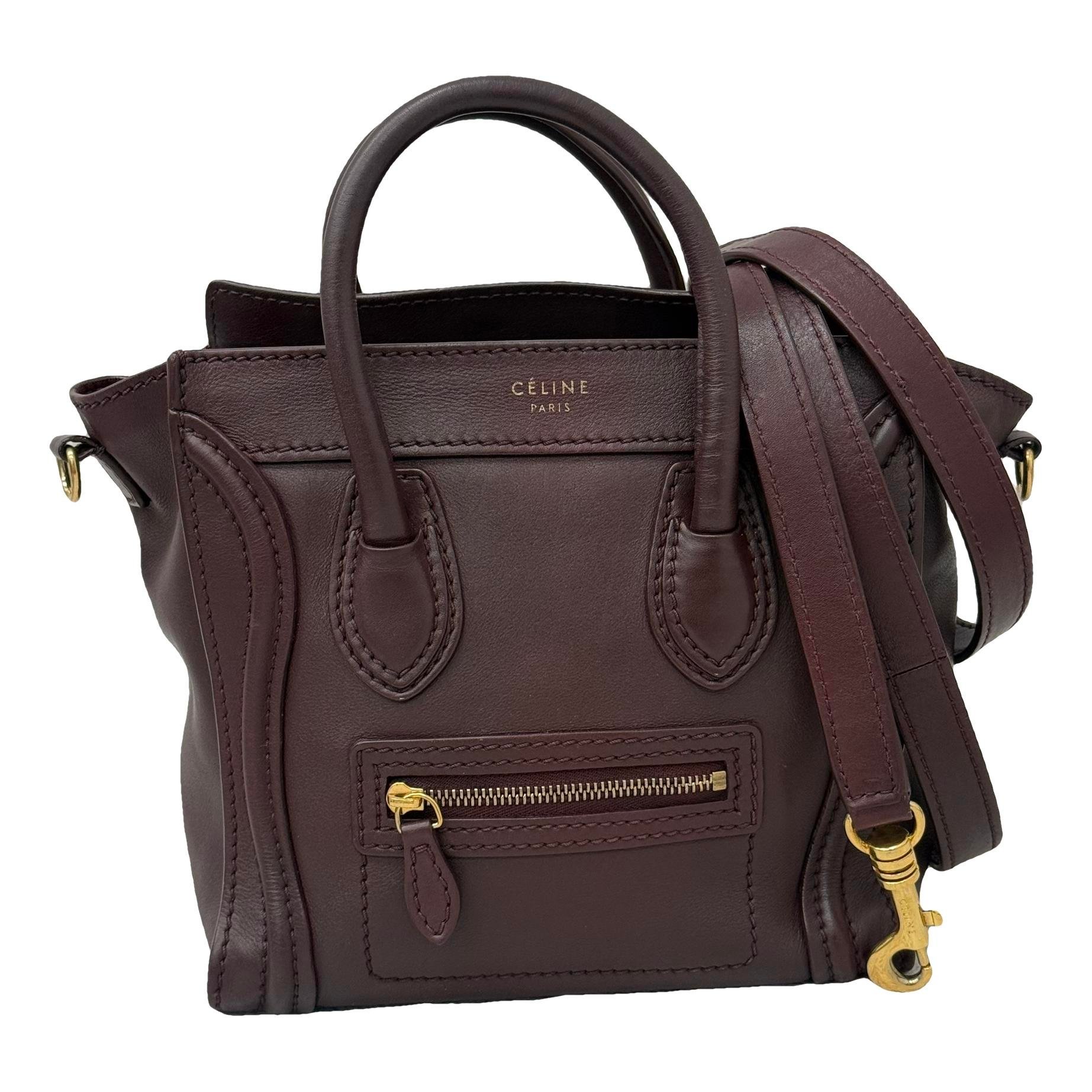 Nano Luggage leather handbag