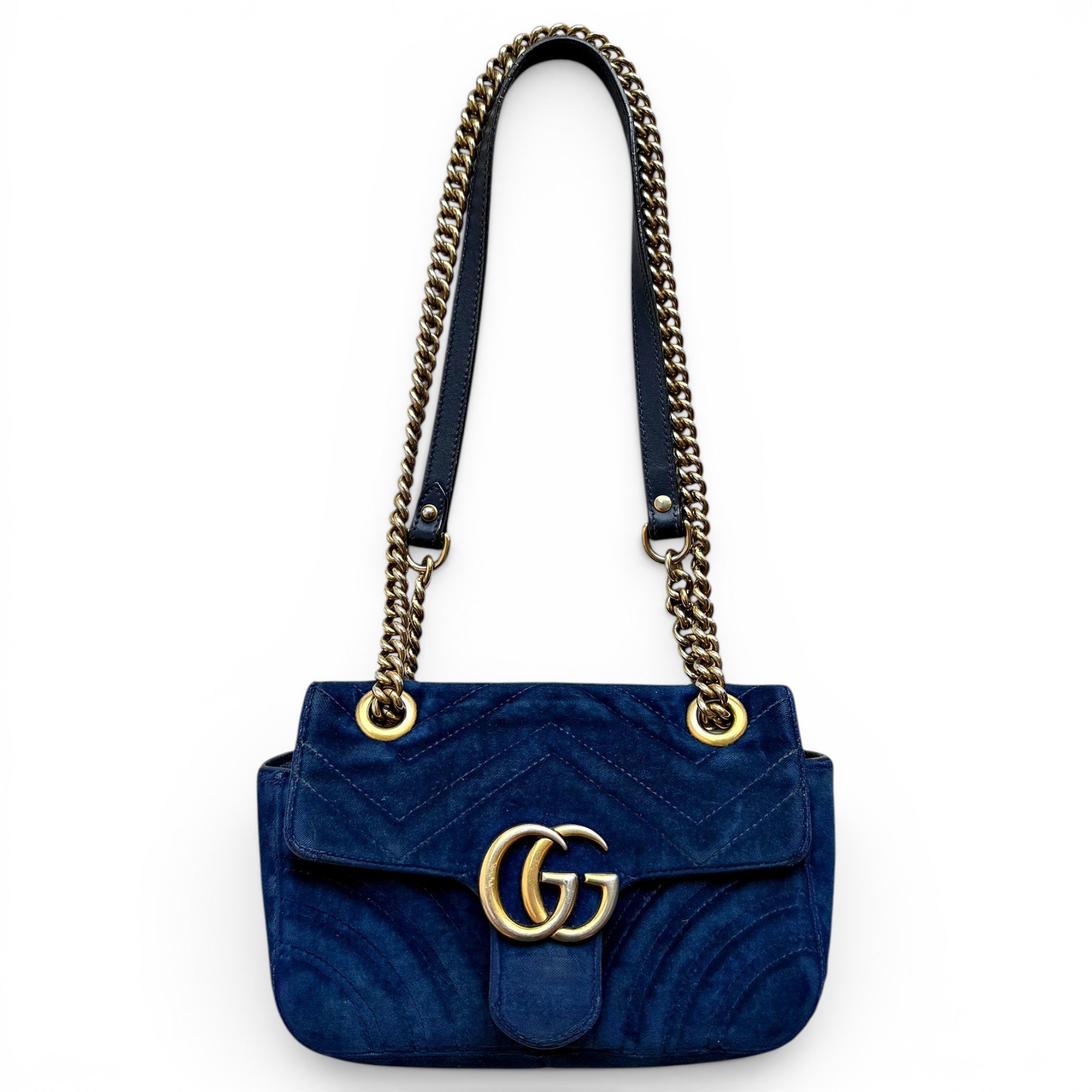 Marmont velvet crossbody bag