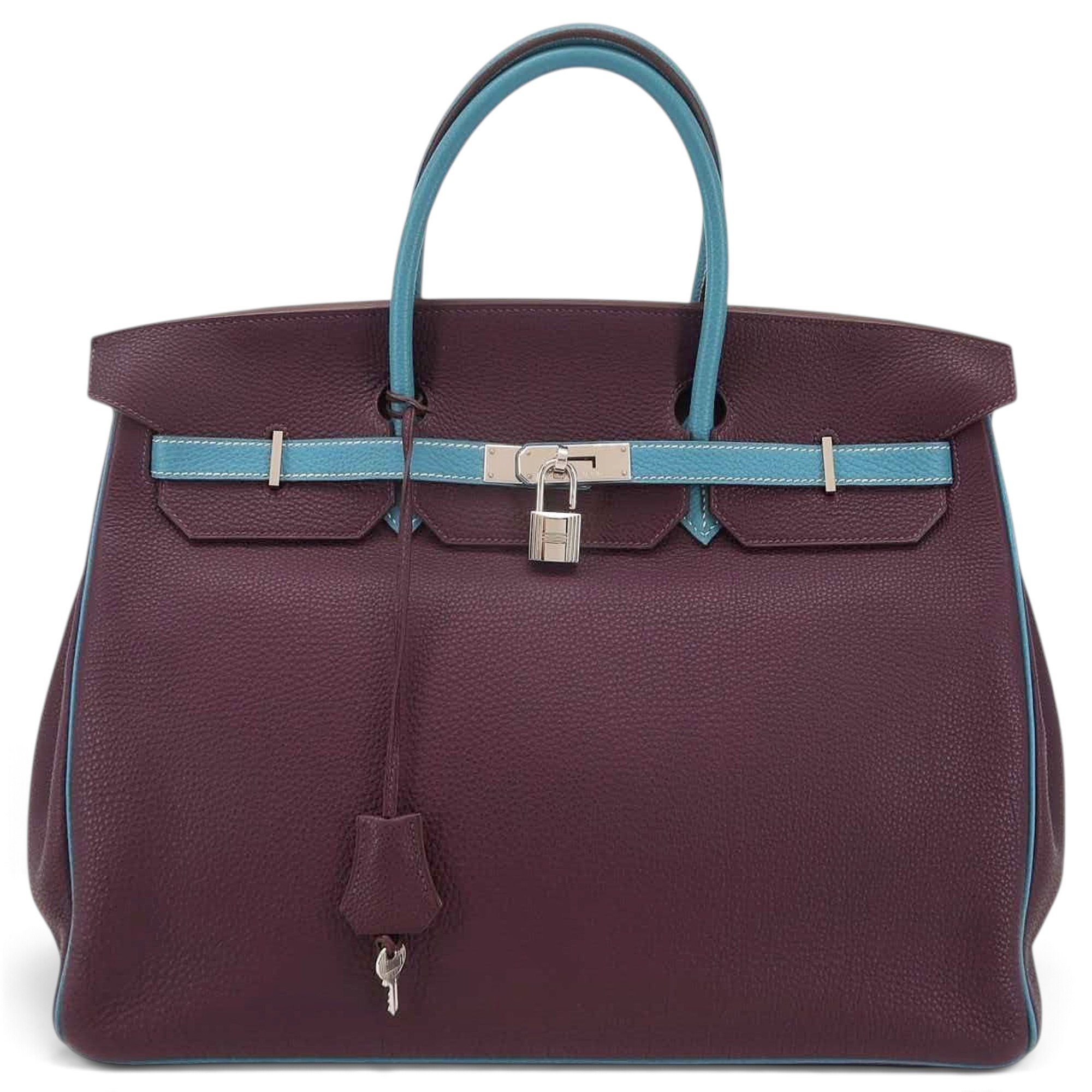 Birkin 40 leather handbag