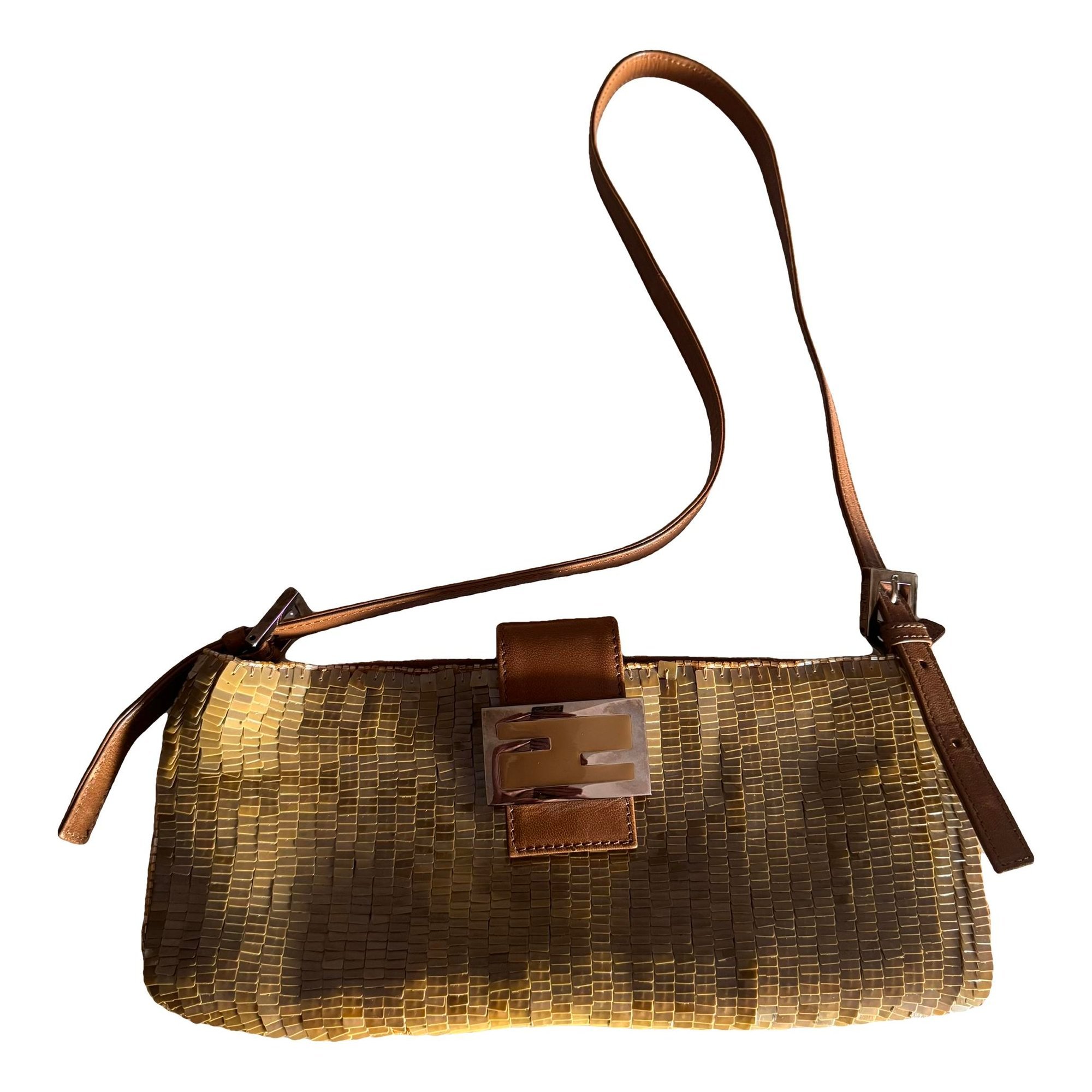 Baguette glitter handbag