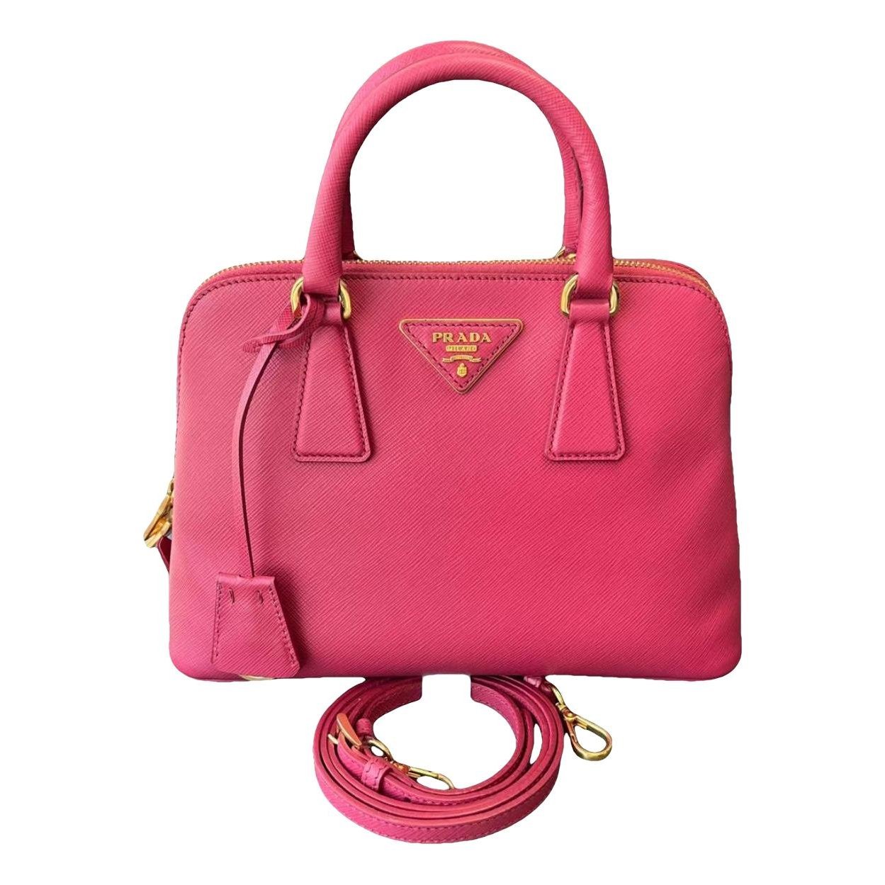 Promenade leather handbag
