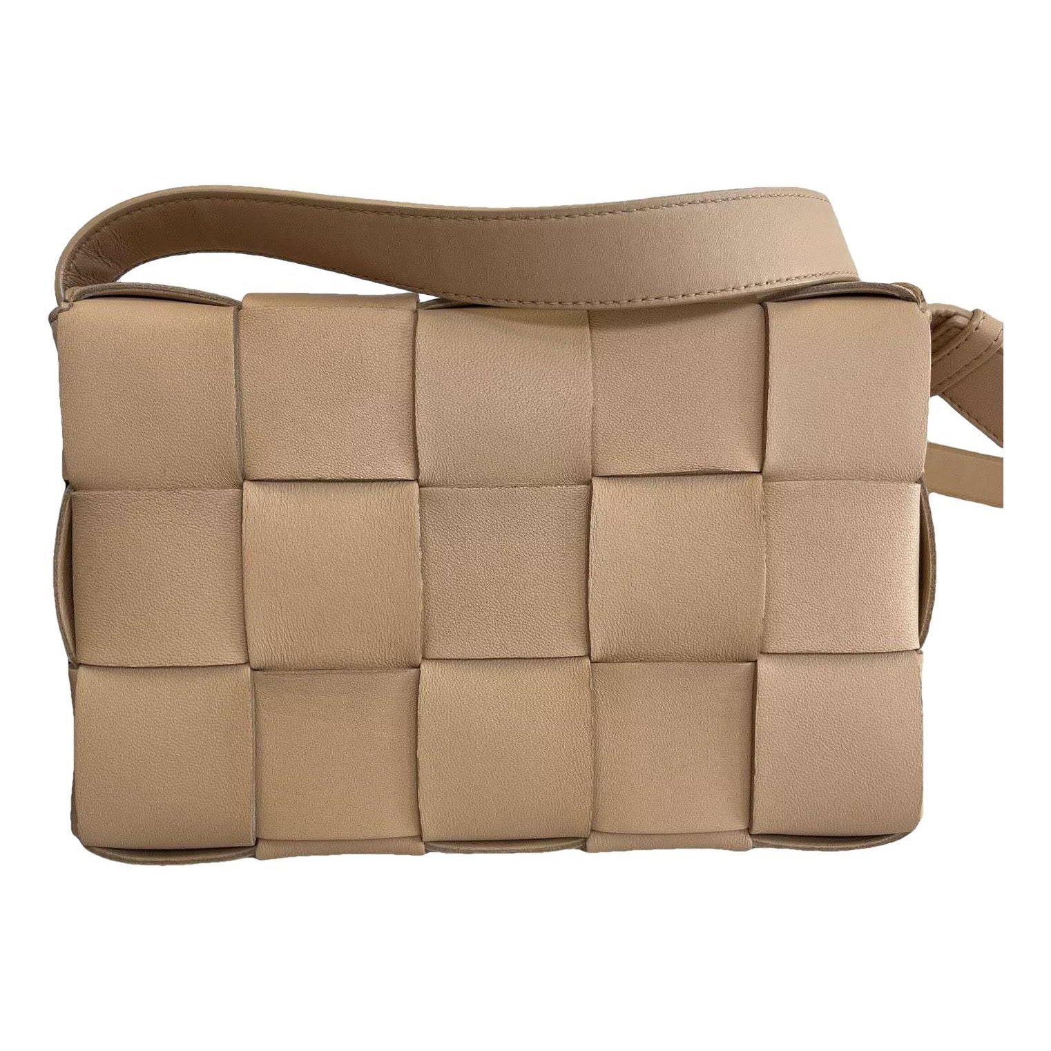 Cassette leather handbag