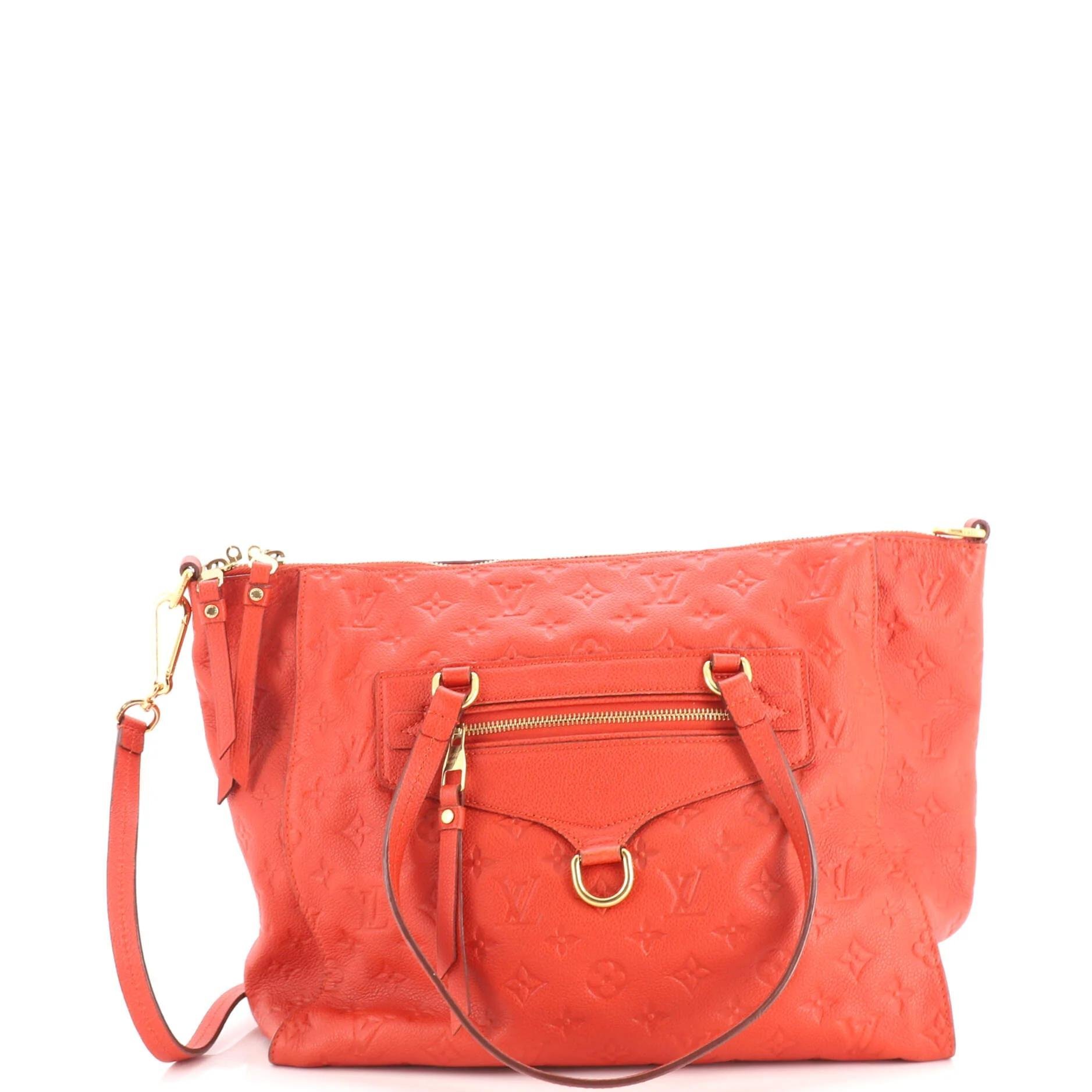 Leather tote
