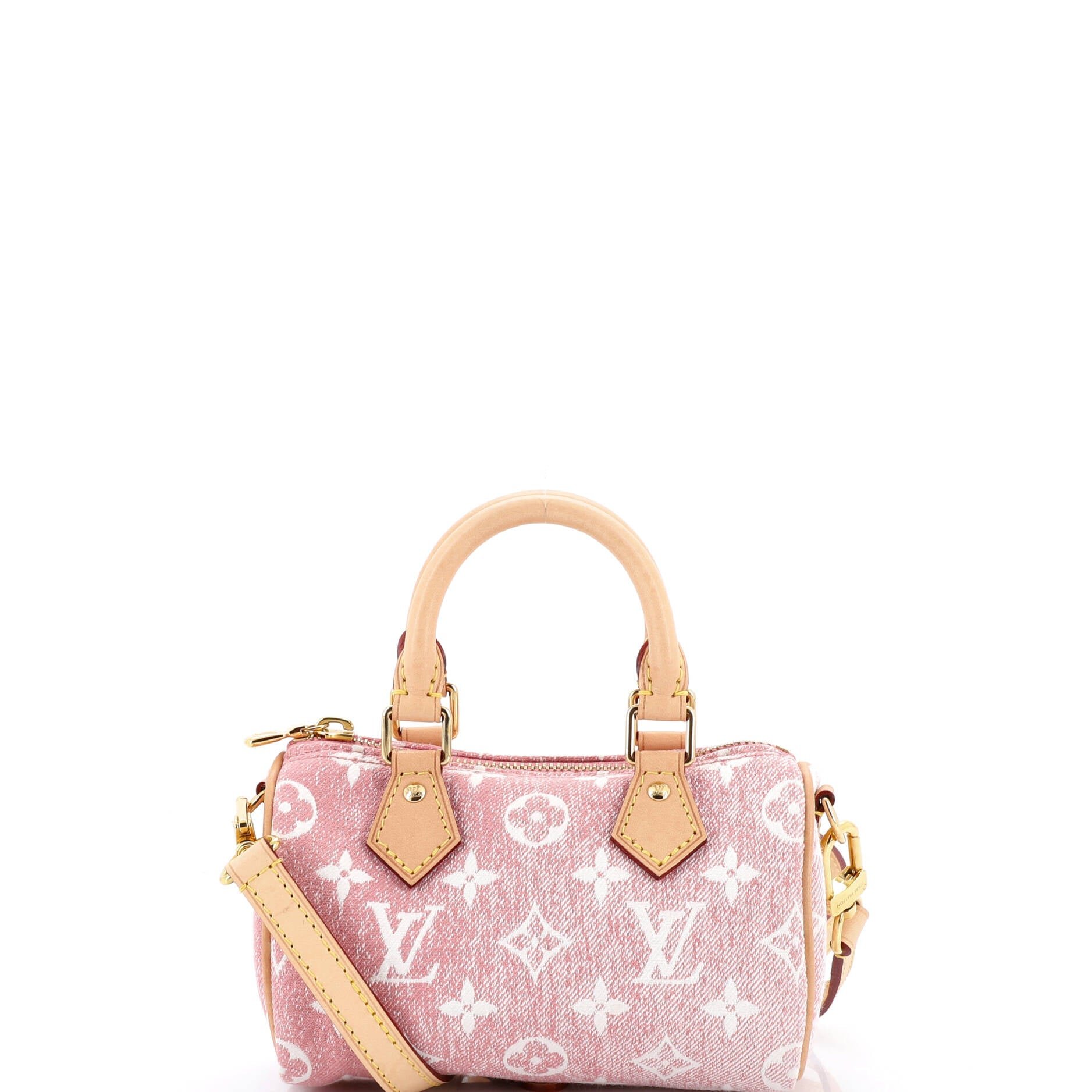 Louis Vuitton Speedy Bandouliere NM Bag Monogram Jacquard Denim Nano