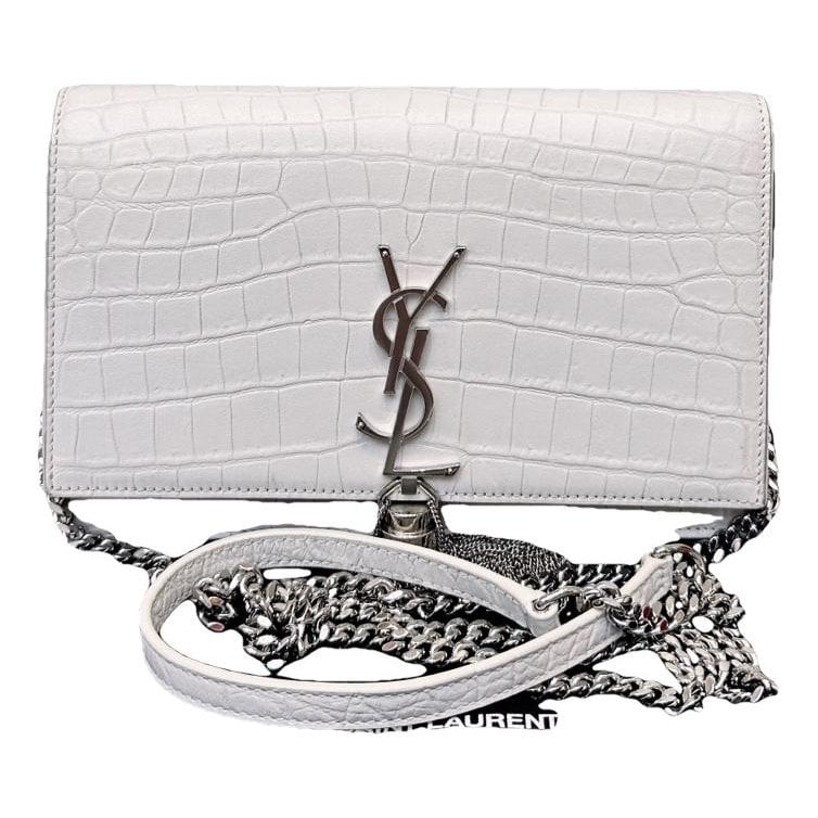 Pompom Kate leather handbag