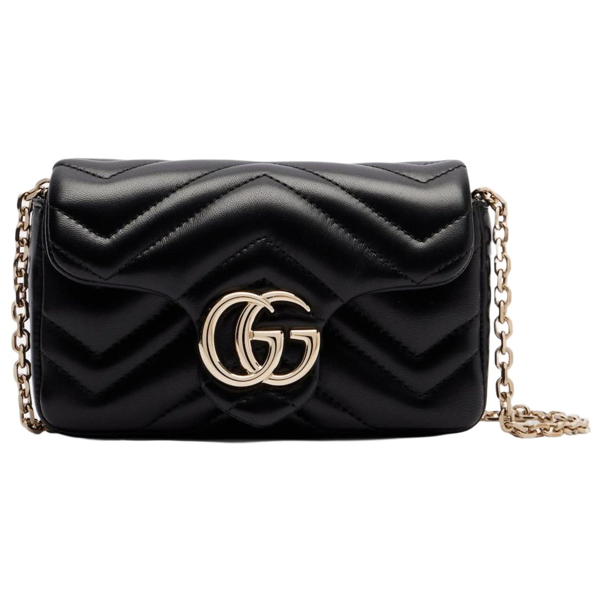 GG Marmont Triple zip leather crossbody bag