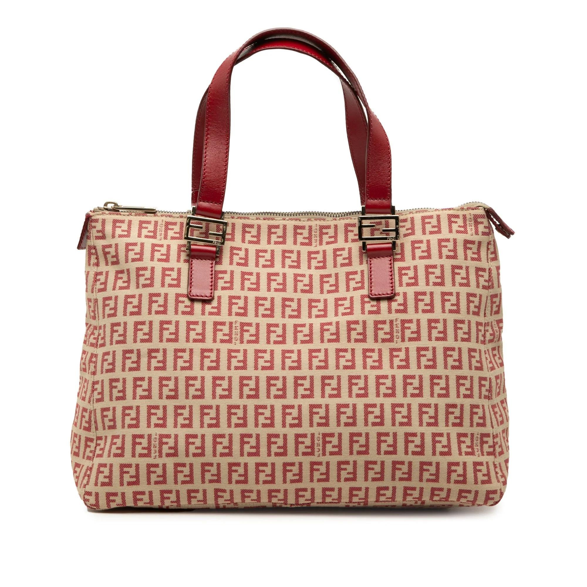 Pocket leather tote