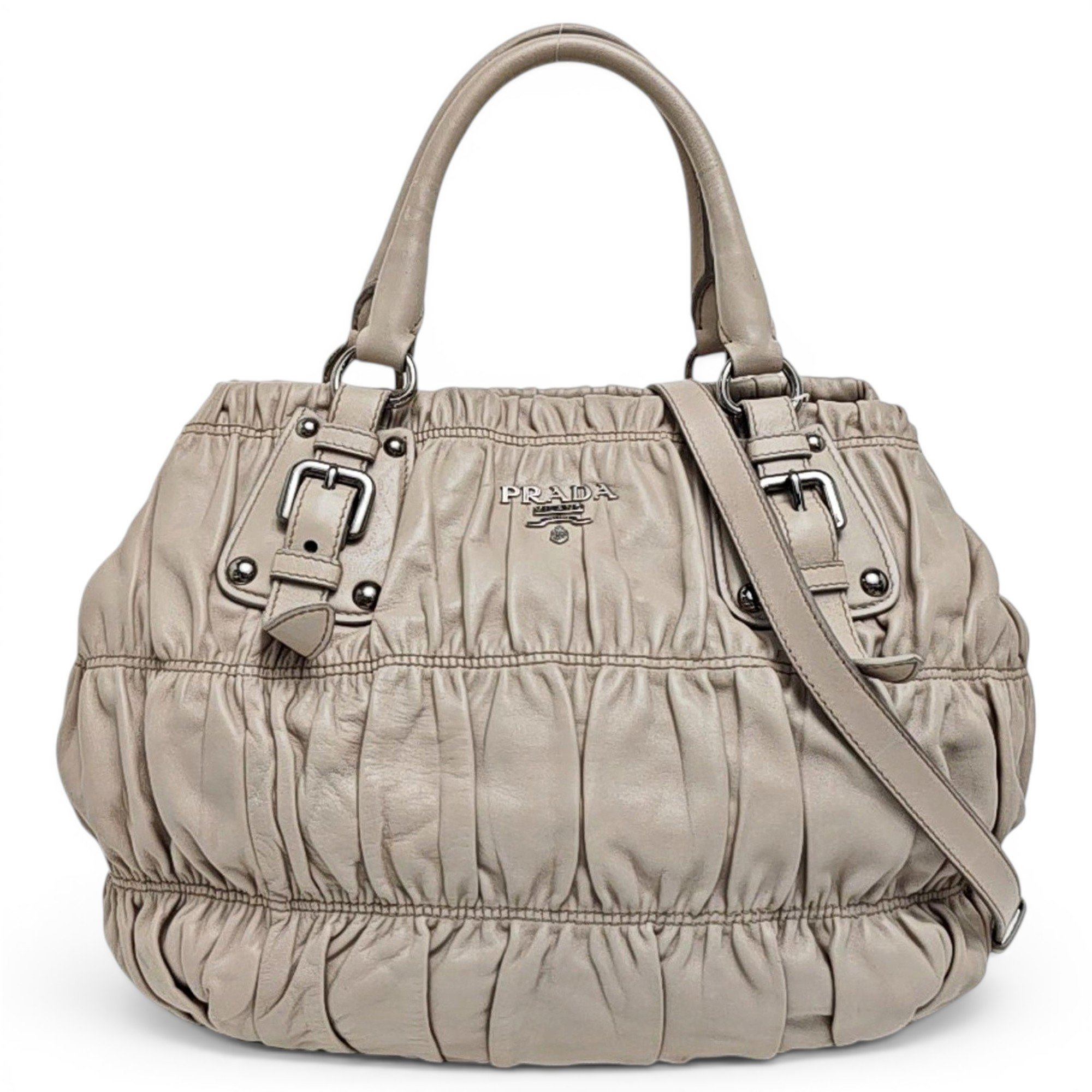 Leather handbag