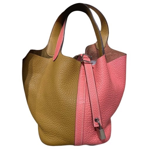 Picotin leather handbag