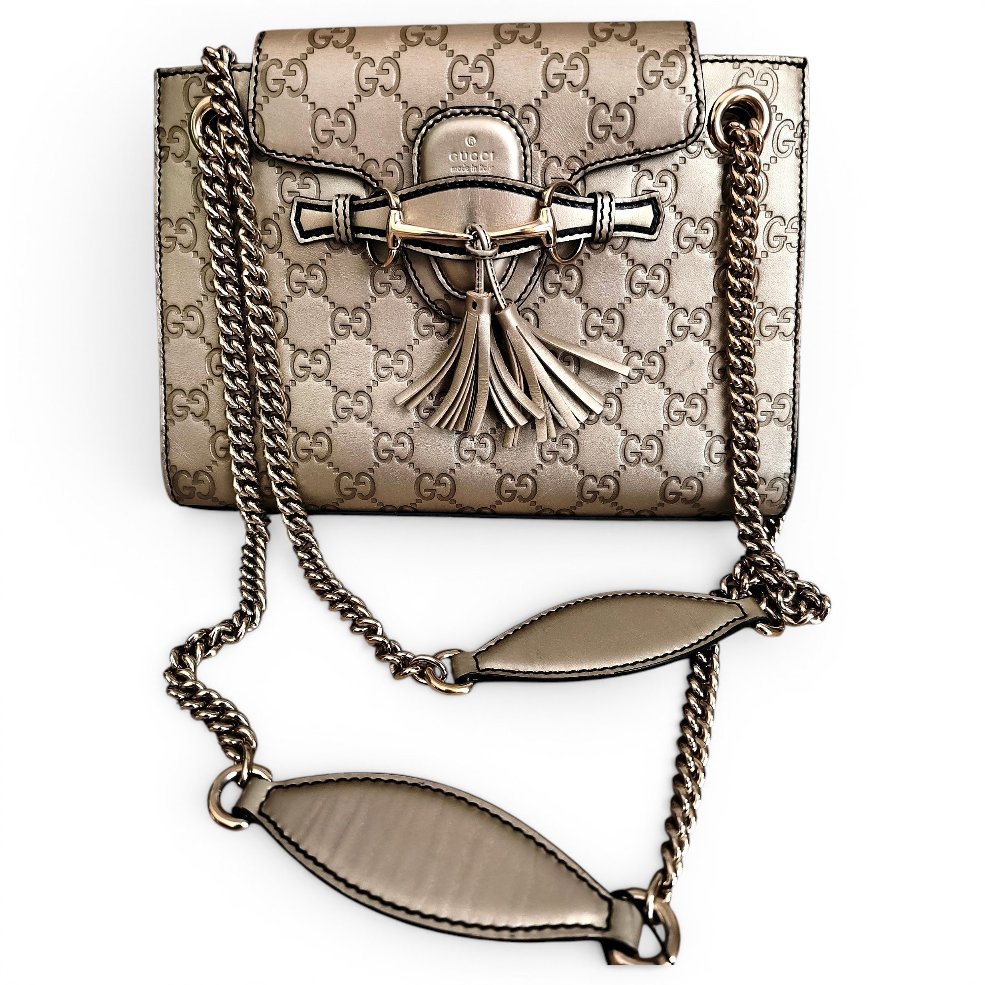 Emily leather crossbody bag