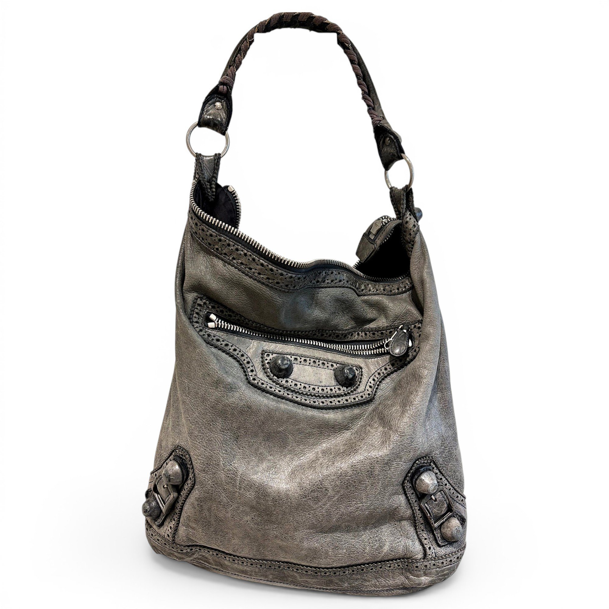 Day leather handbag