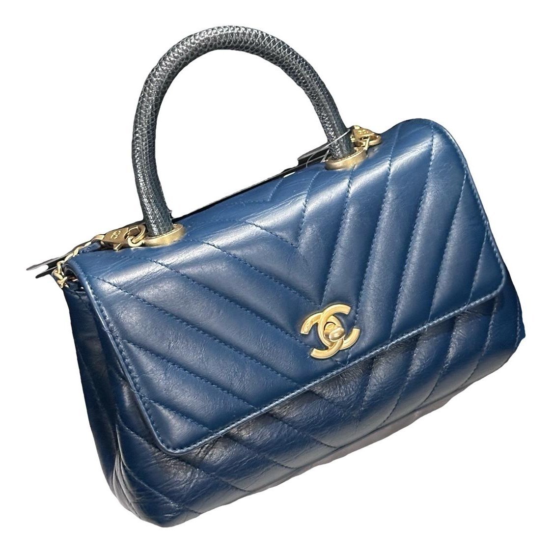 Coco Handle leather handbag