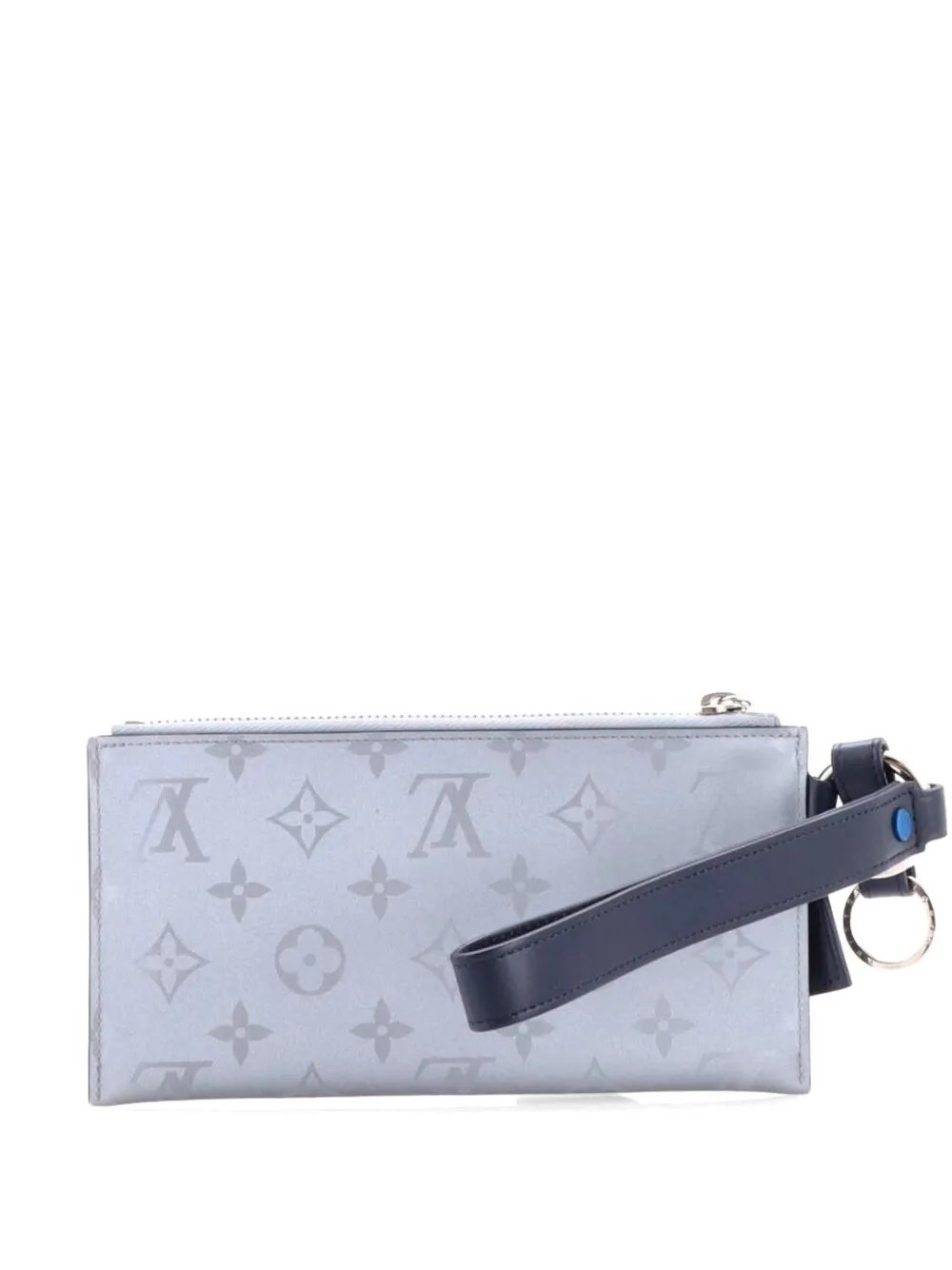 Alpha Pouch Limited Edition Monogram Satellite Canvas clutch bag