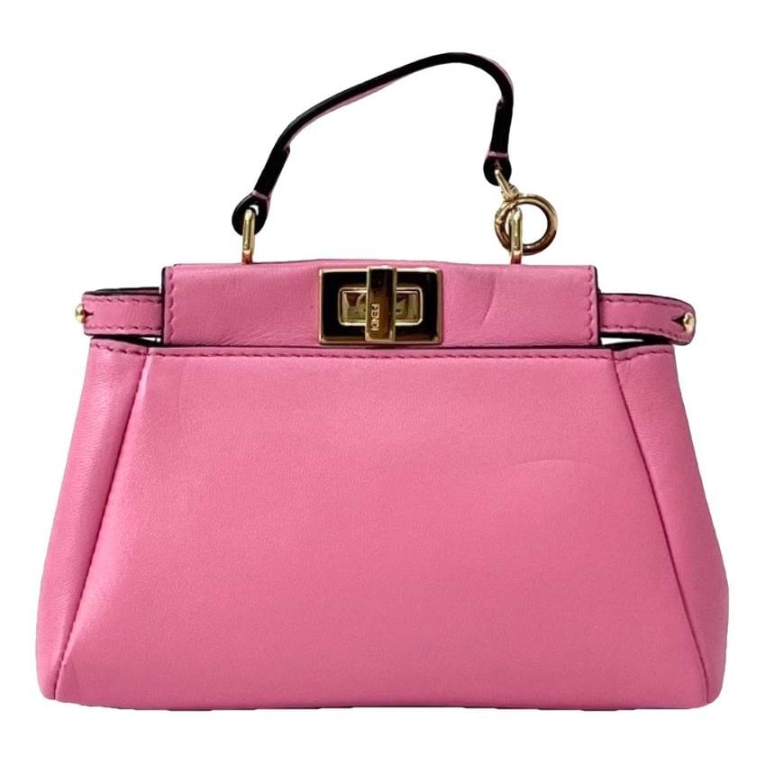 Peekaboo leather handbag