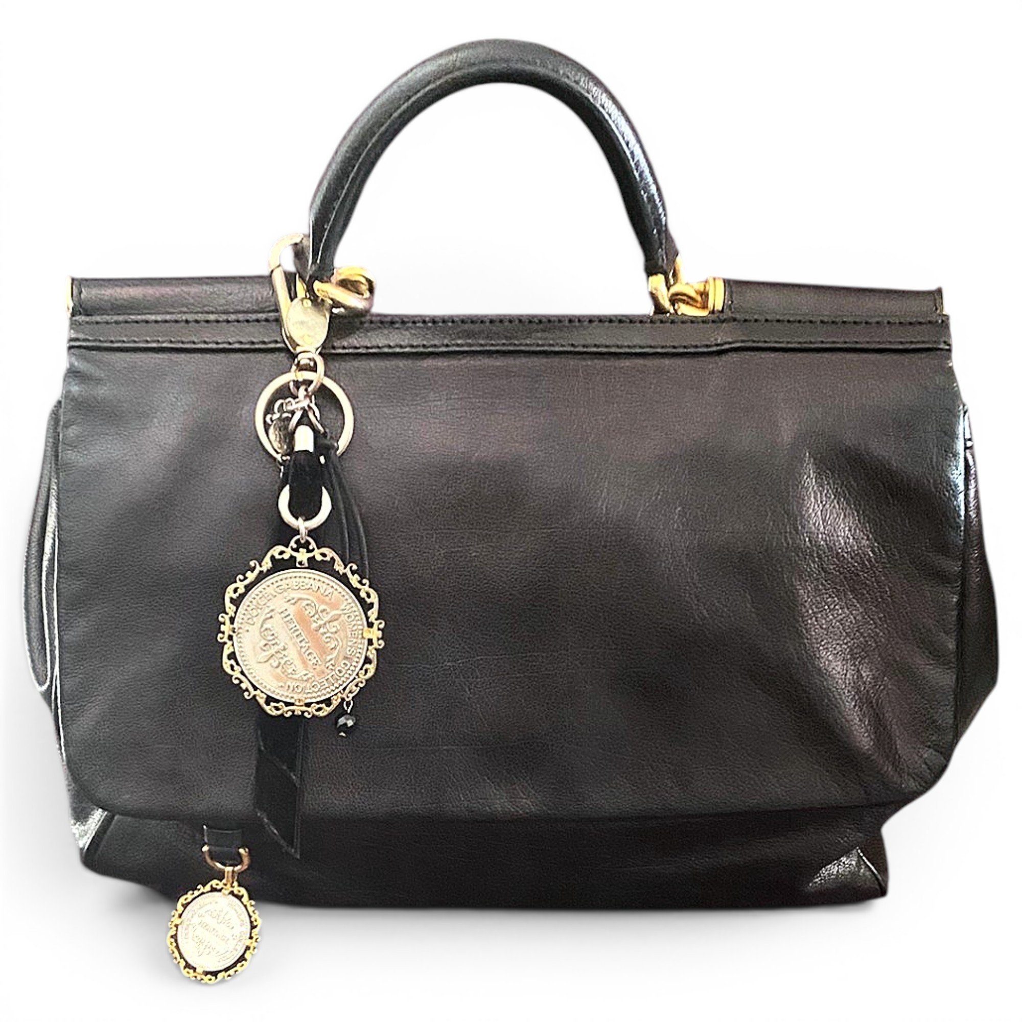 Dolce & Gabbana Sicily leather handbag