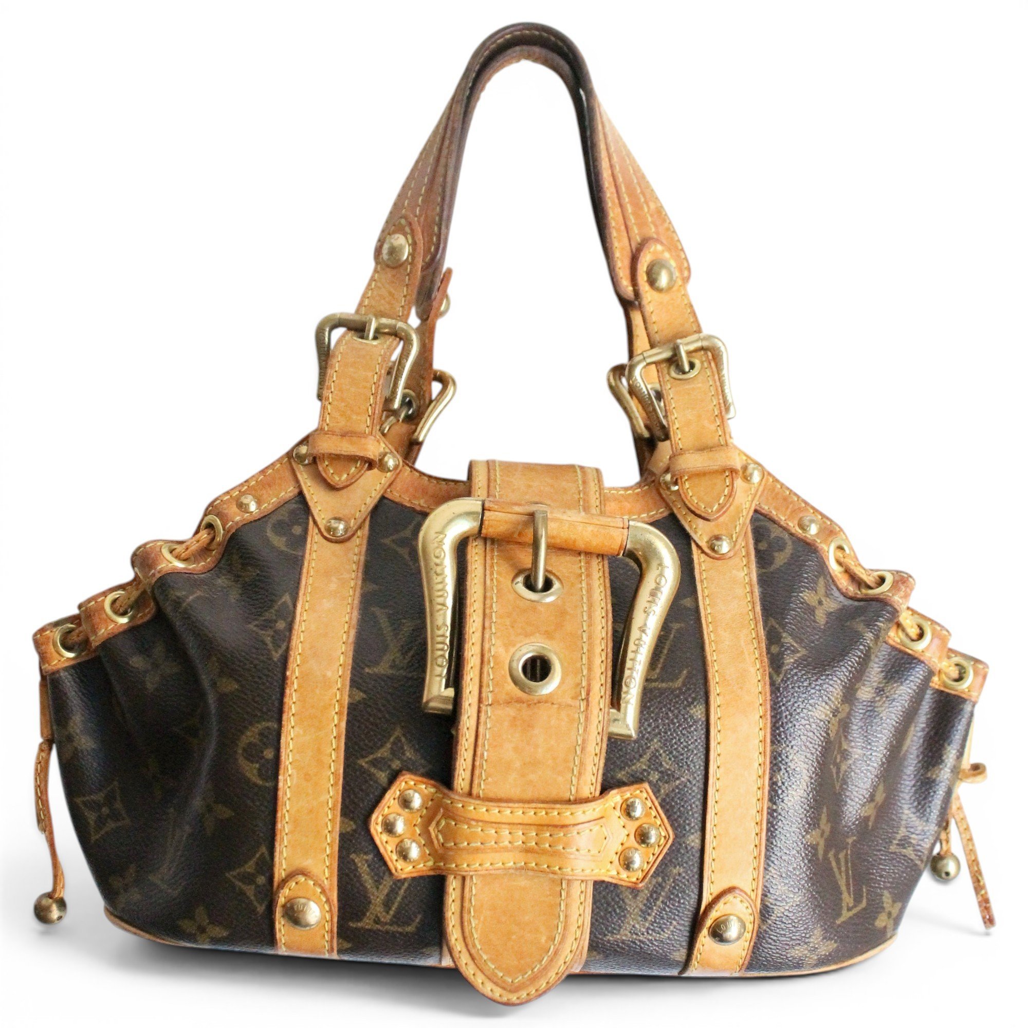 Theda leather handbag
