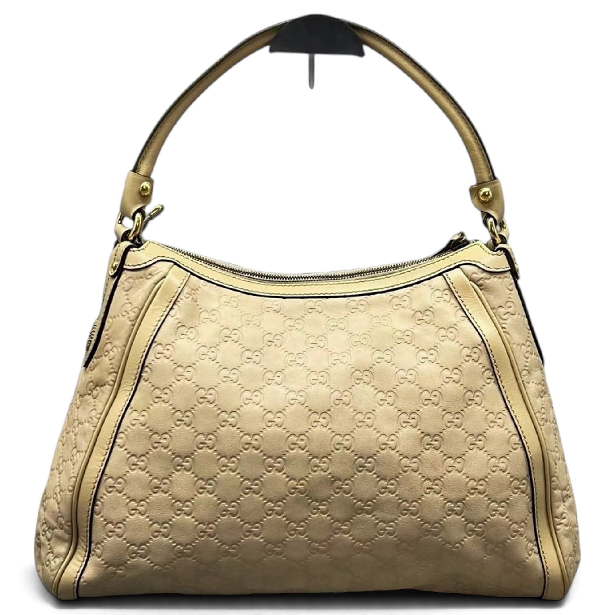 Gucci B leather handbag